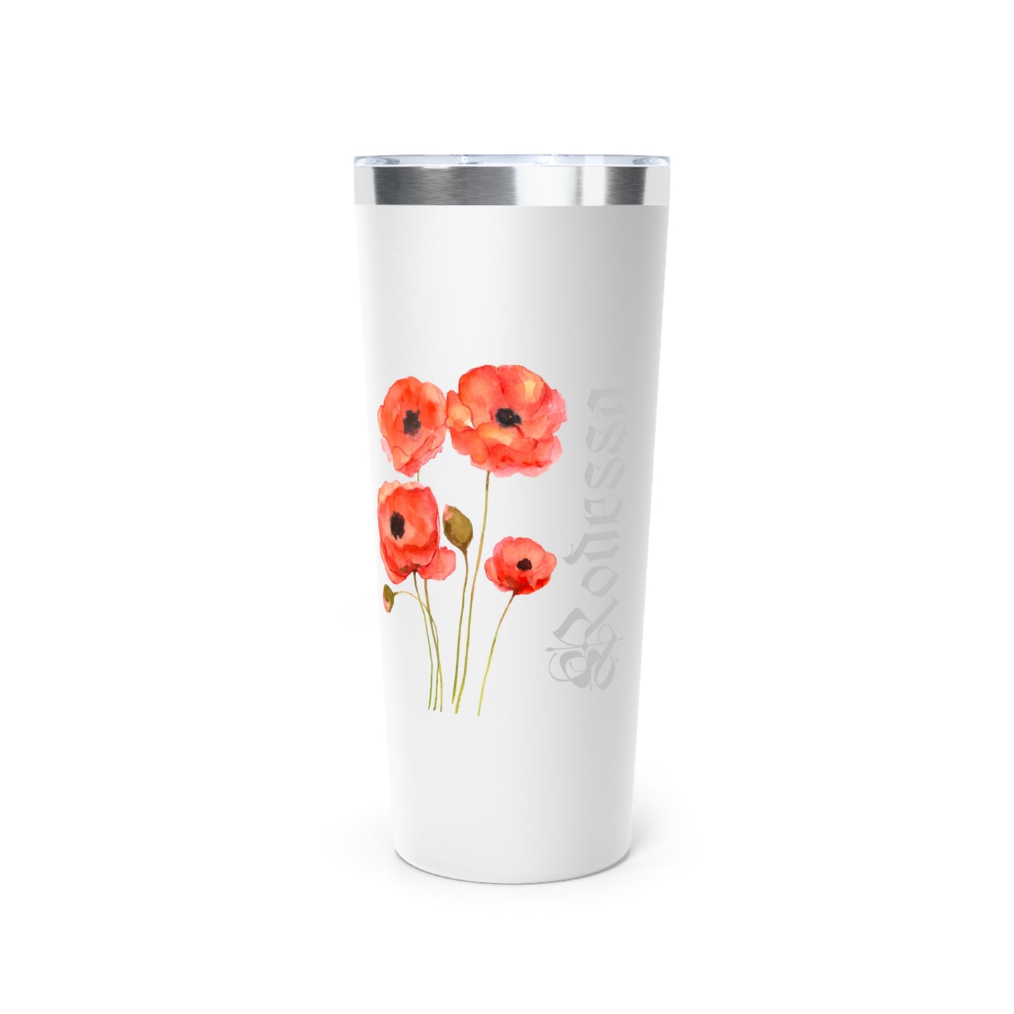 August Personalized Birth Flower 22 oz Tumbler, Personalized Birth Flower Coffee Cup With Name, Gifts for Her, Bridesmaid Proposal, Party Favor