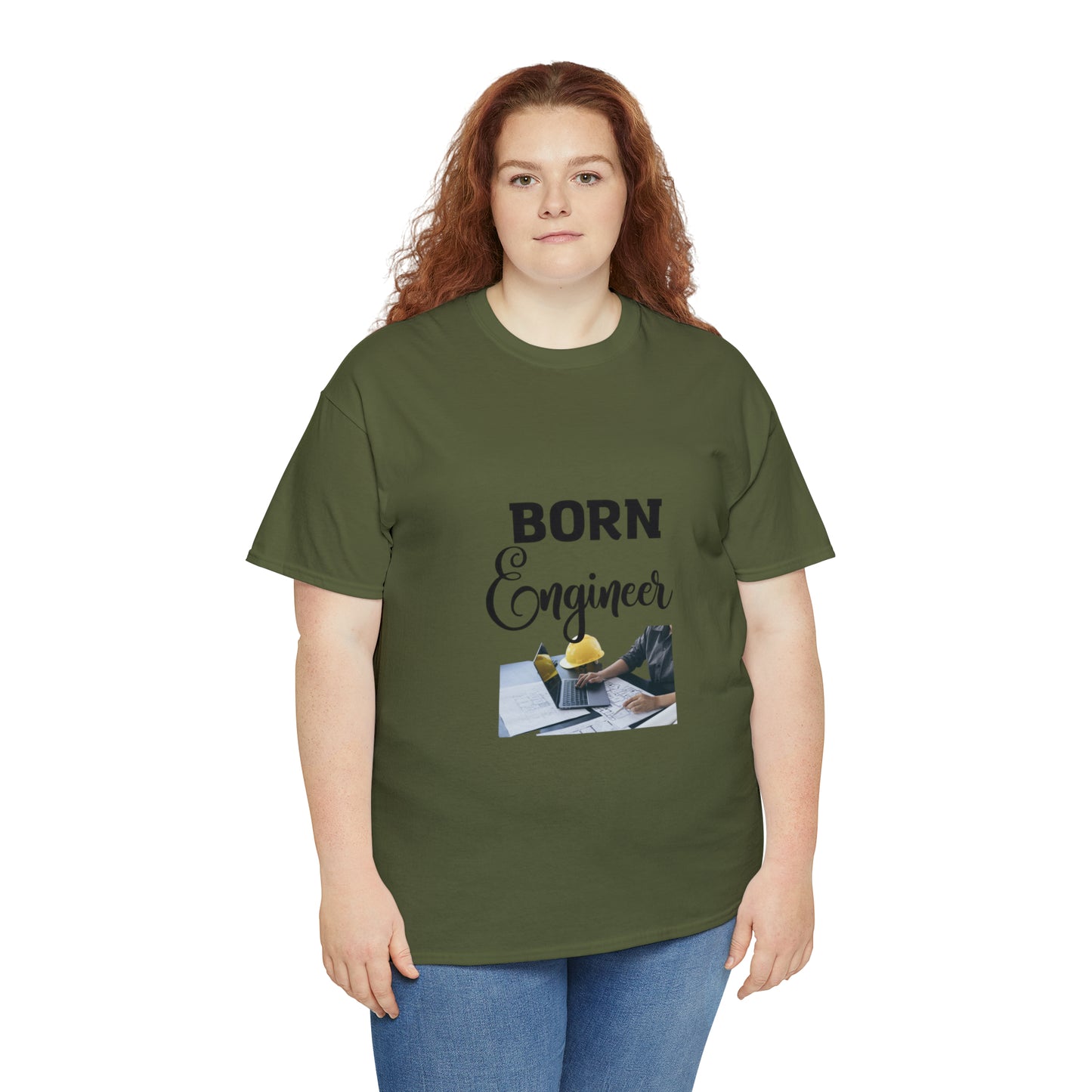 Born Engineer Unisex Heavy Cotton Tee