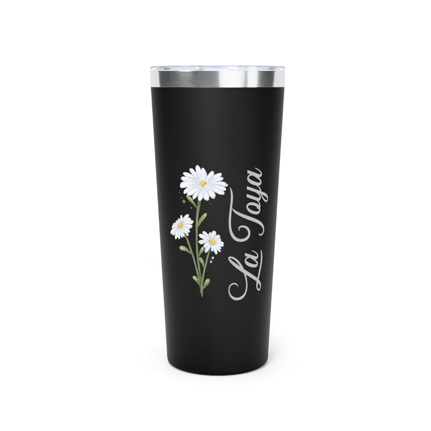 April Personalized Birth Flower 22 oz Tumbler, Personalized Birth Flower Coffee Cup With Name, Gifts for Her, Bridesmaid Proposal, Party Favor