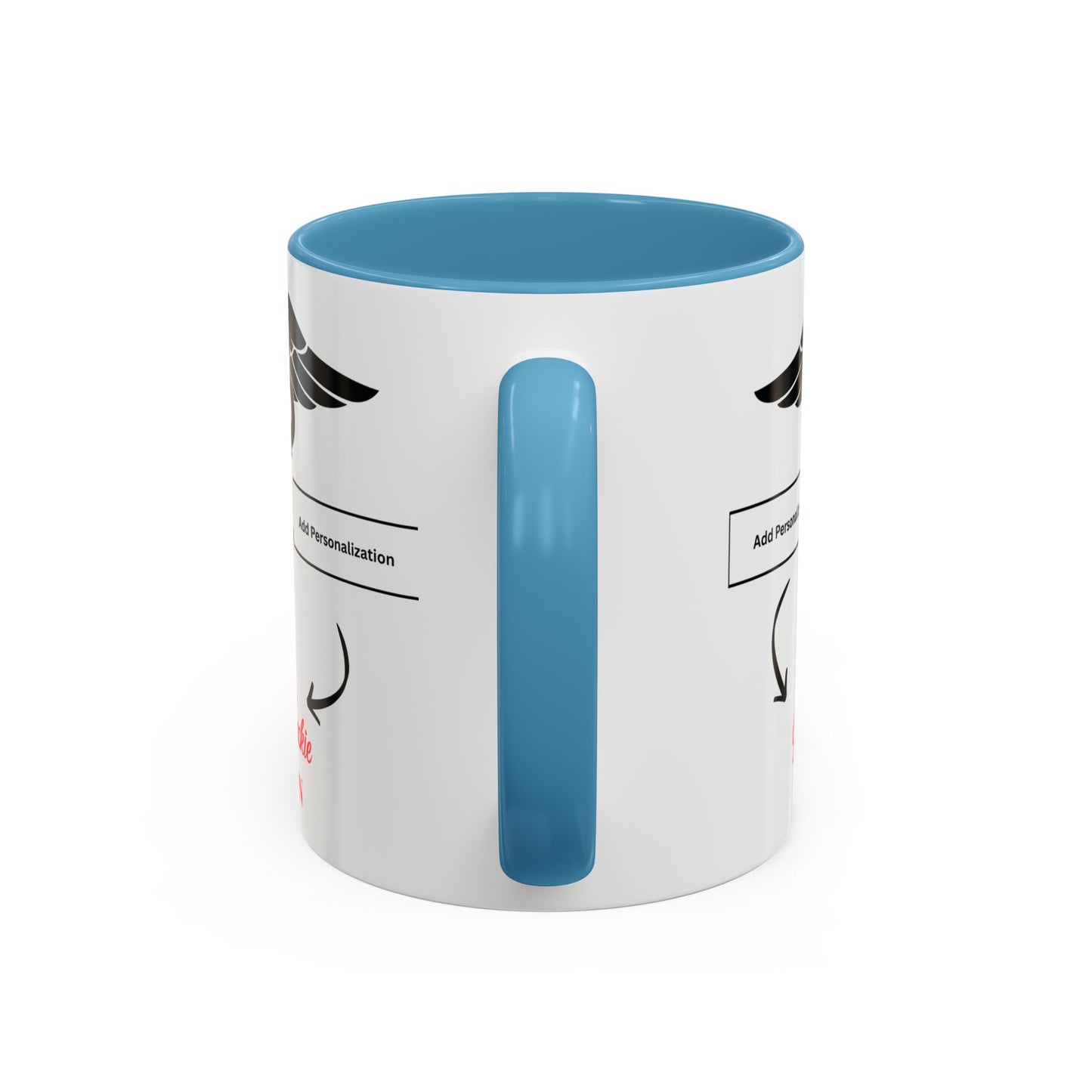 Personalized Accent Coffee Mug | Father's Day Gift, Dad Mug, Coffee Lover Gift, Family Appreciation, Unique Drinking Cup