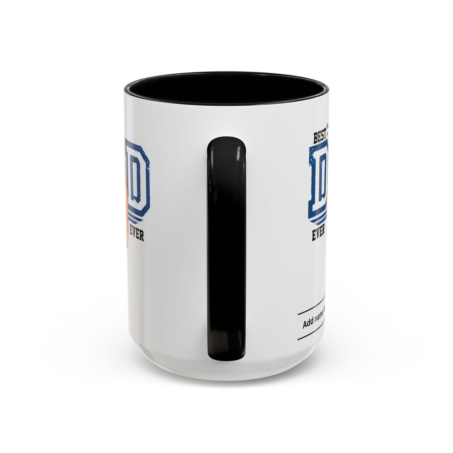 Best Dad Ever Accent Coffee Mug | Father's Day Gift, Dad Mug, Coffee Lover Gift, Family Appreciation, Unique Drinking Cup