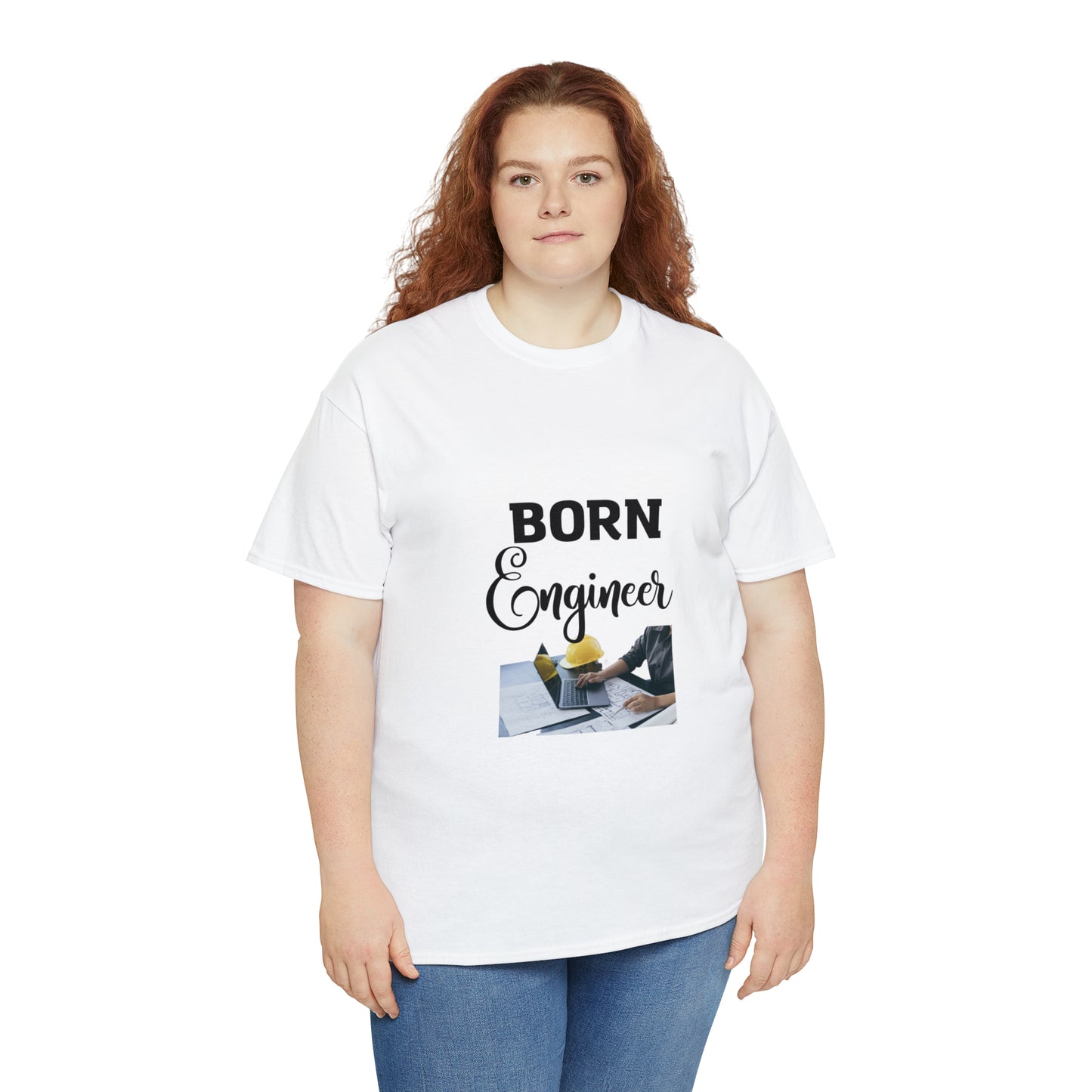 Born Engineer Unisex Heavy Cotton Tee