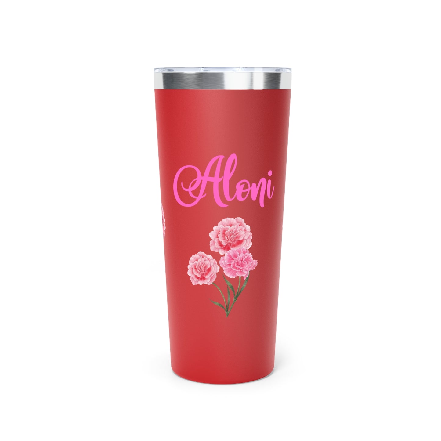January Personalized Birth Flower 22 oz Tumbler, Personalized Birth Flower Coffee Cup With Name, Gifts for Her, Bridesmaid Proposal, Party Favor
