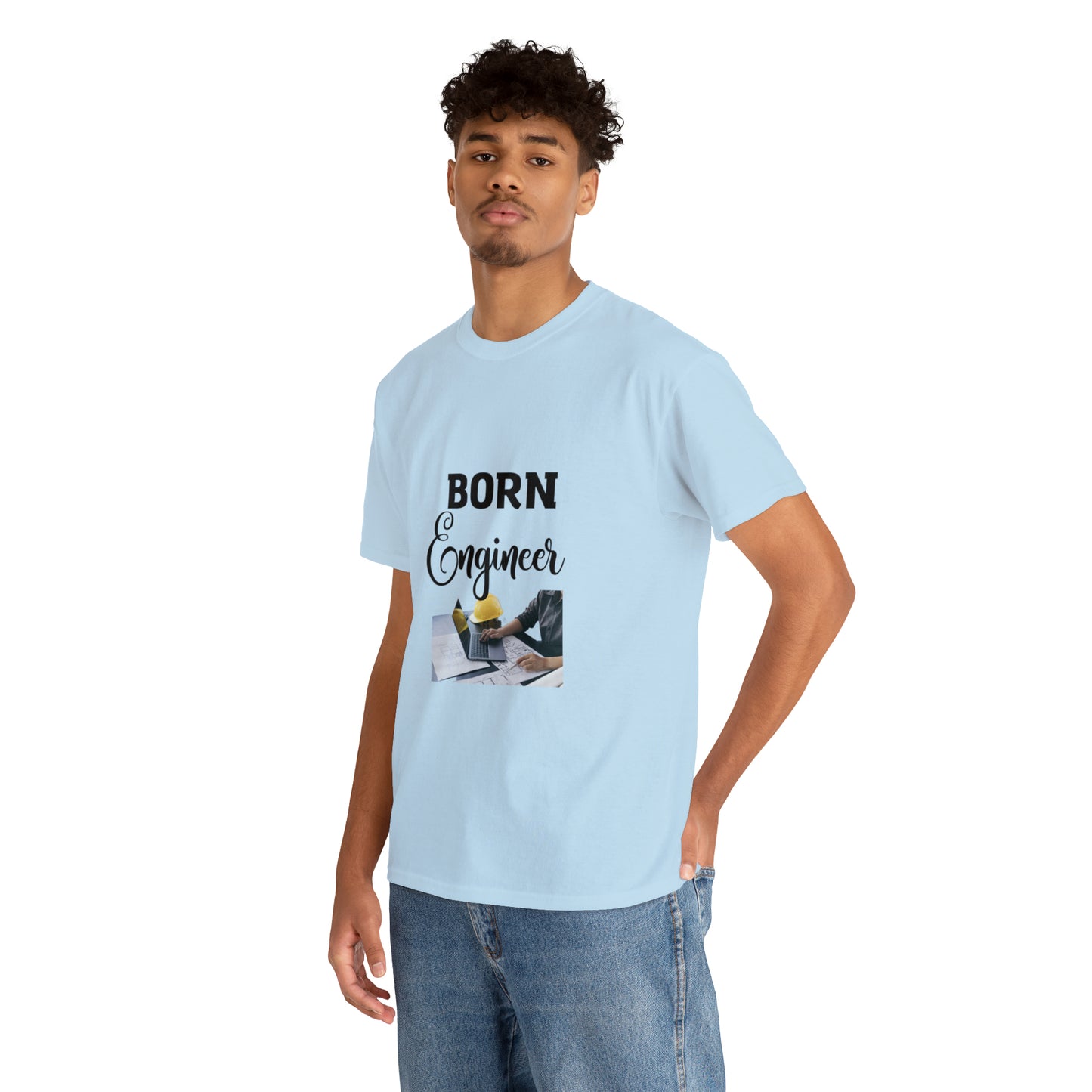 Born Engineer Unisex Heavy Cotton Tee