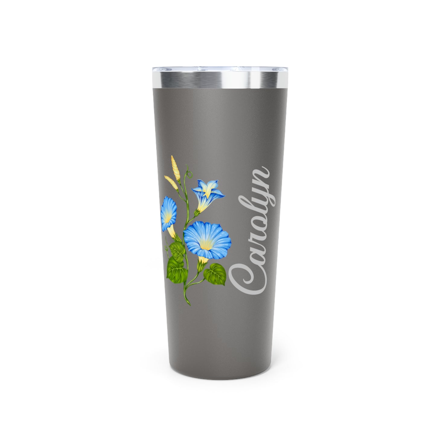September Personalized Birth Flower 22 oz Tumbler, Personalized Birth Flower Coffee Cup With Name, Gifts for Her, Bridesmaid Proposal, Party Favor