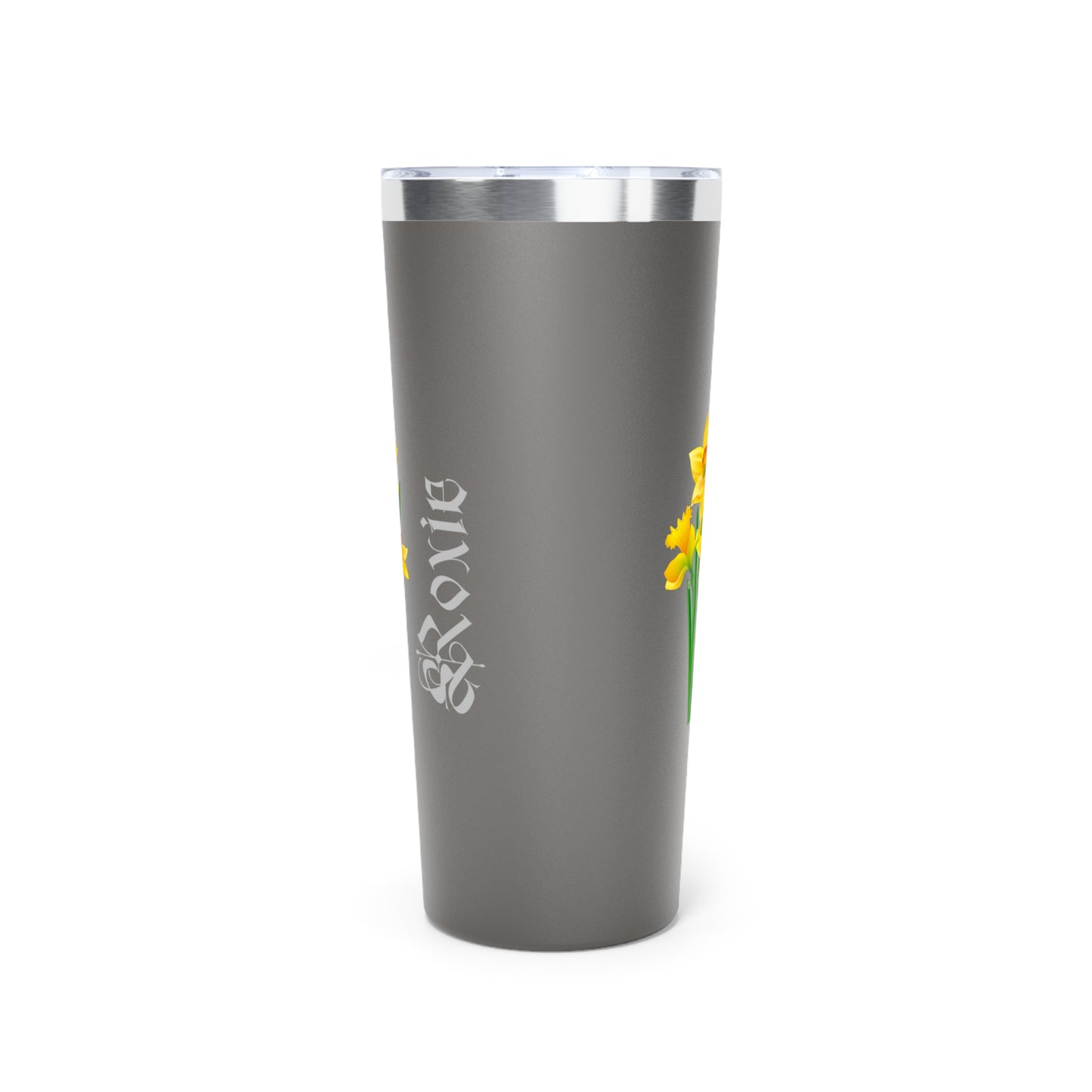 March Personalized Birth Flower 22 oz Tumbler, Personalized Birth Flower Coffee Cup With Name, Gifts for Her, Bridesmaid Proposal, Party Favor