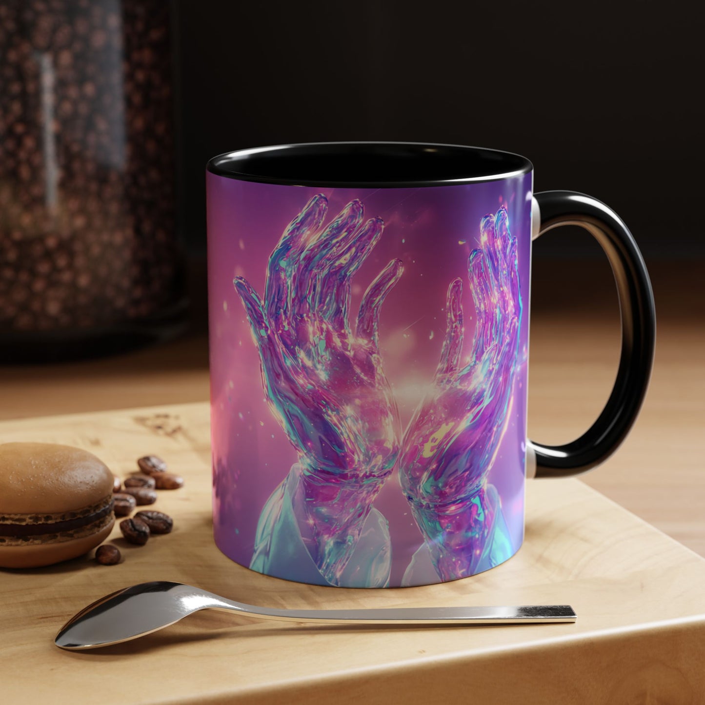 Surgeon Hands Accent Coffee Mug | Father's Day Gift, Dad Mug, Coffee Lover Gift, Family Appreciation, Unique Drinking Cup