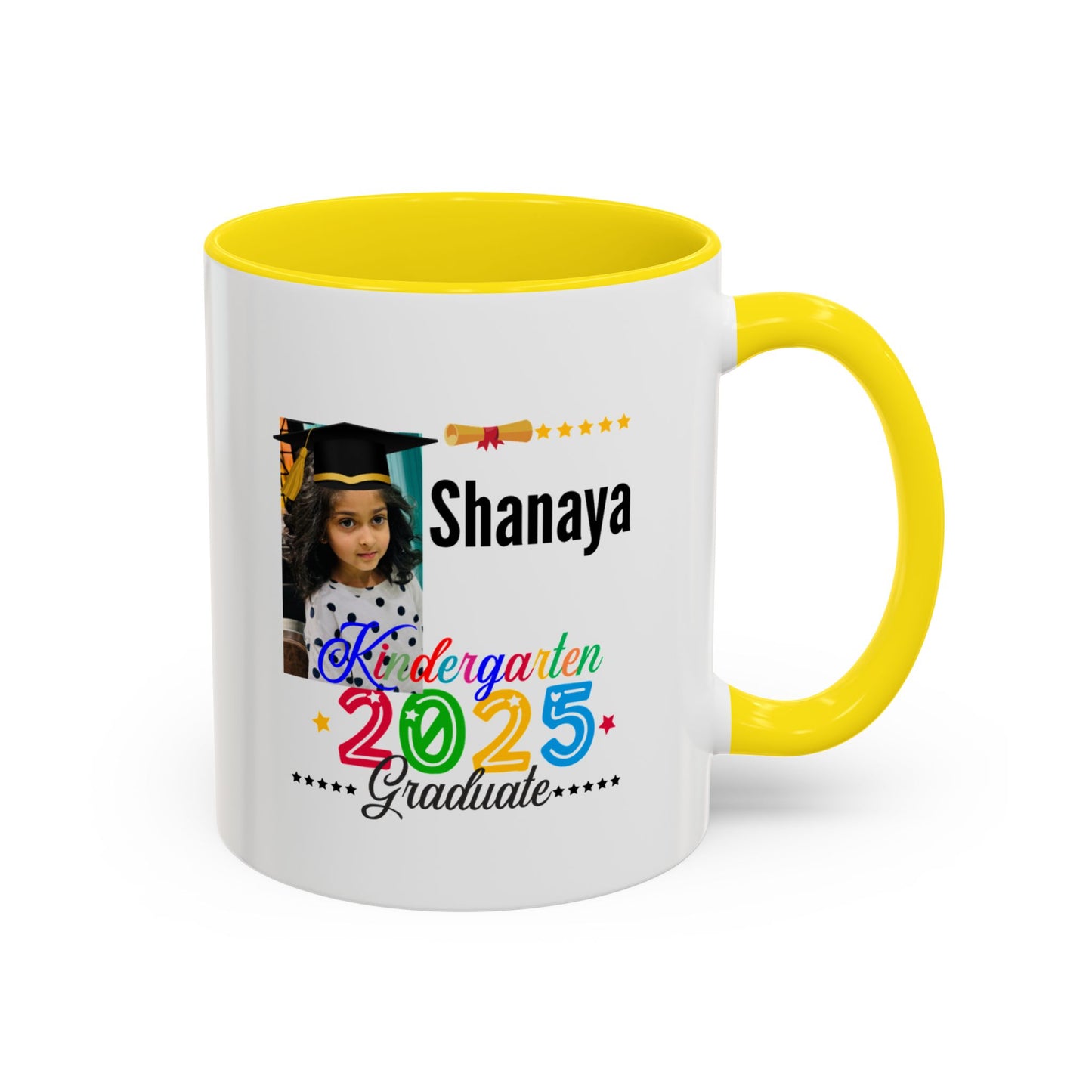 11 oz Personalized Kindergarten Graduate Coffee Mug - Celebrate 2025 with Custom Name!