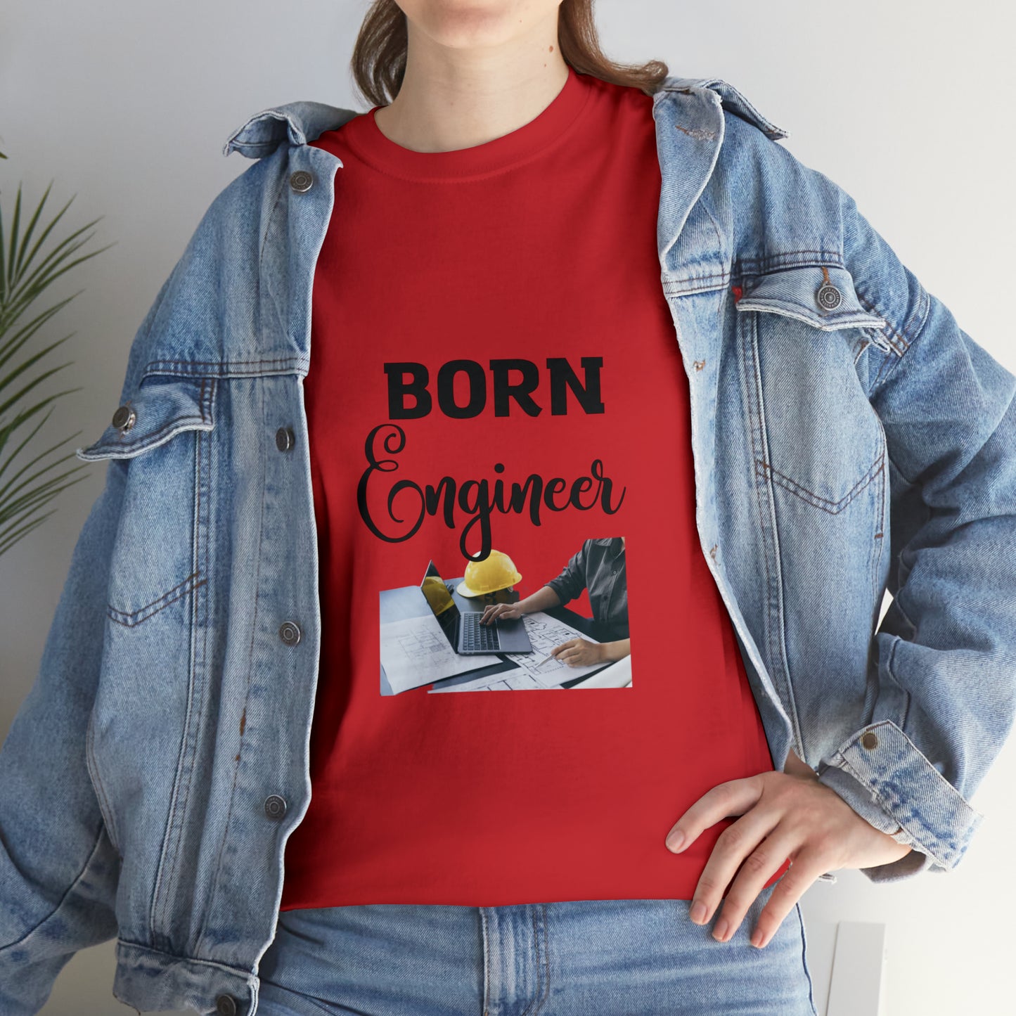 Born Engineer Unisex Heavy Cotton Tee