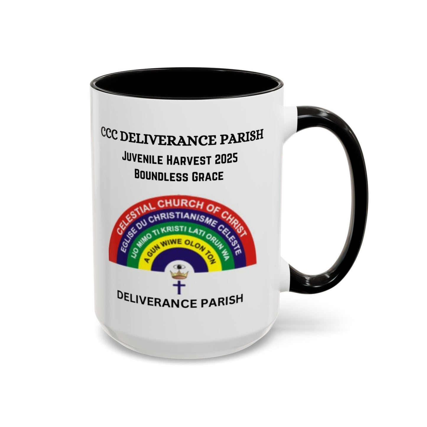 15 oz Inspirational Colorful Mug - CCC Deliverance Parish - Juvenile Harvest 2025
