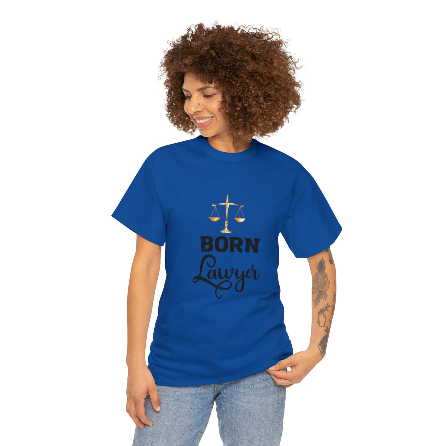 Unisex Born Lawyer Shirt, Gift For Lawyer, Law School Graduation Shirt, Law School Shirt, Attorney Shirt, Funny Lawyer Shirt, Lawyer Shirt