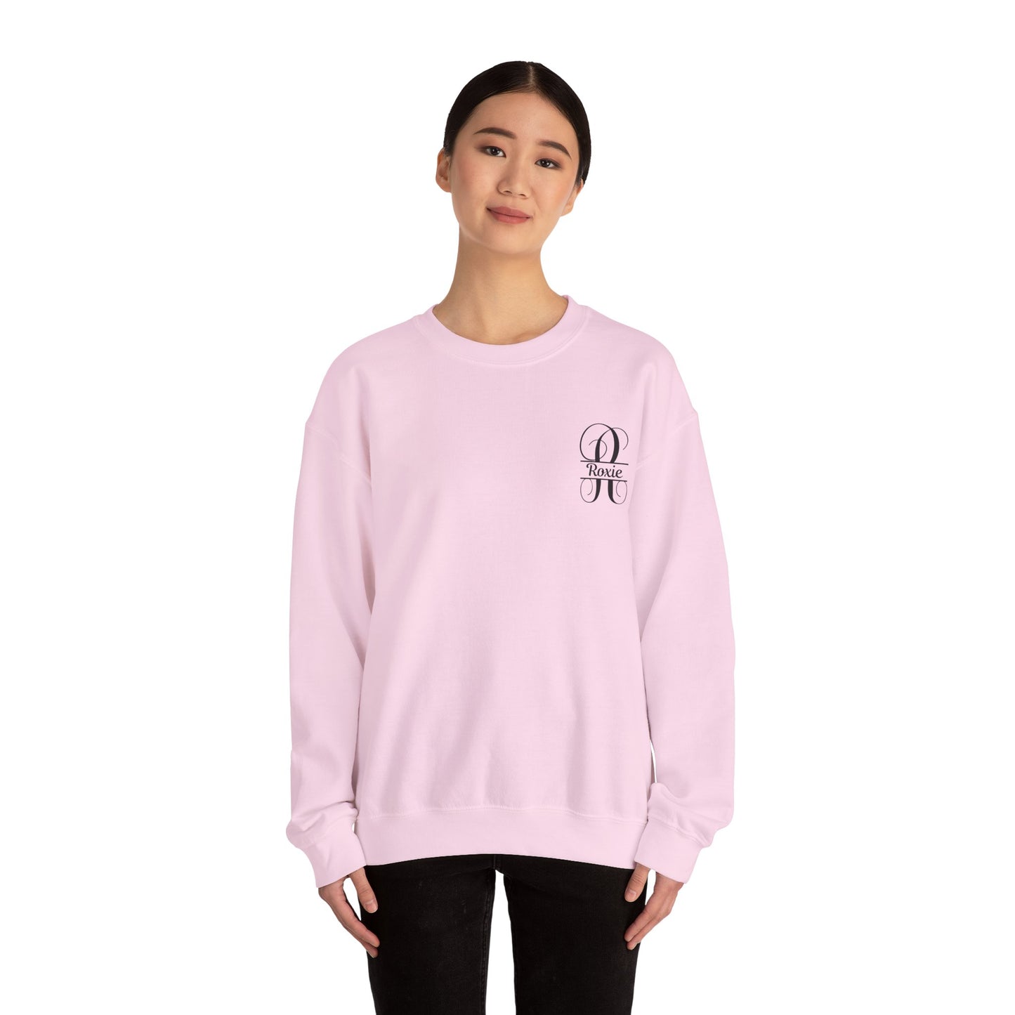 Personalized unisex sweatshirt, Crewneck, Gift for Her, Gift for Him, Fancy Monogram Sweatshirt, Adult Crewneck Sweatshirt