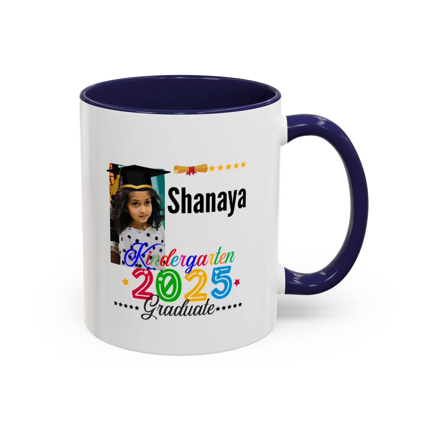 11 oz Personalized Kindergarten Graduate Coffee Mug - Celebrate 2025 with Custom Name!
