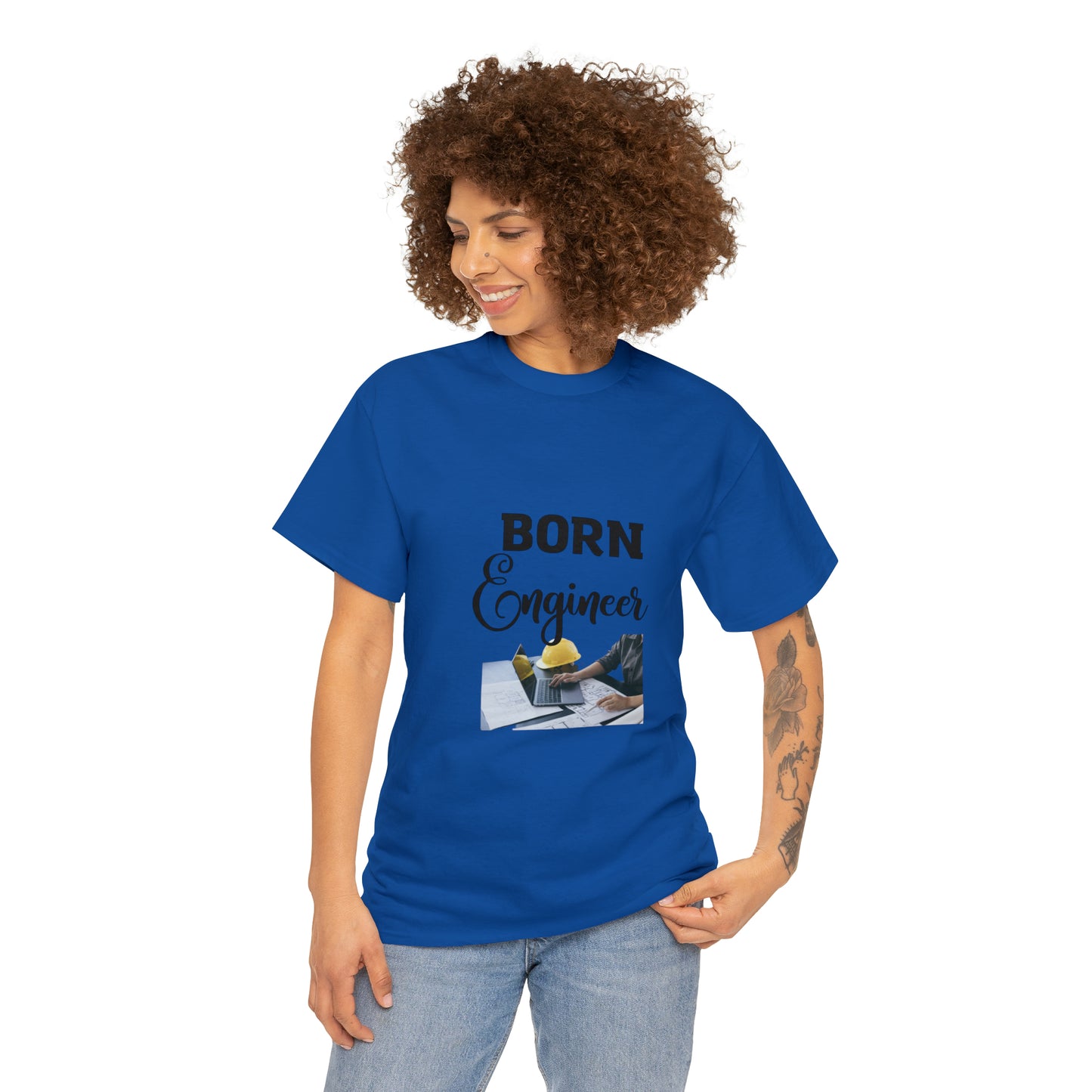 Born Engineer Unisex Heavy Cotton Tee