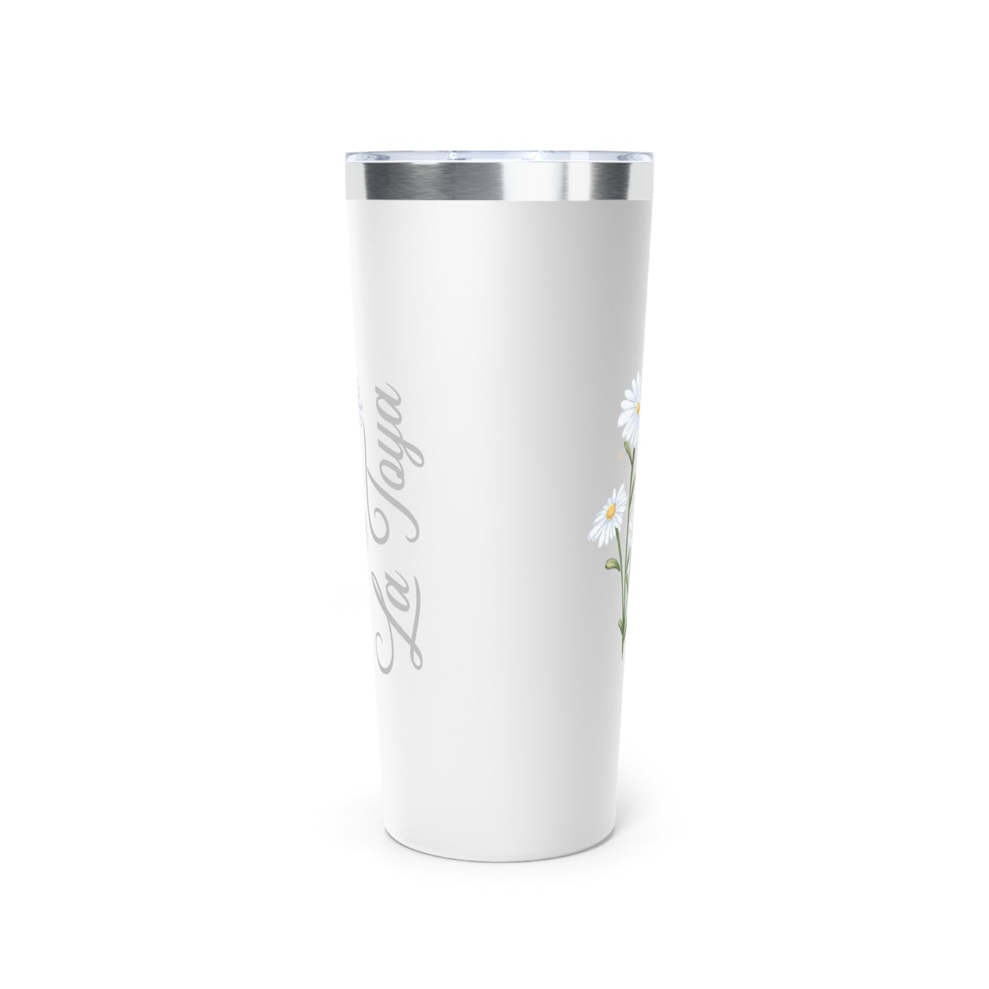 April Personalized Birth Flower 22 oz Tumbler, Personalized Birth Flower Coffee Cup With Name, Gifts for Her, Bridesmaid Proposal, Party Favor