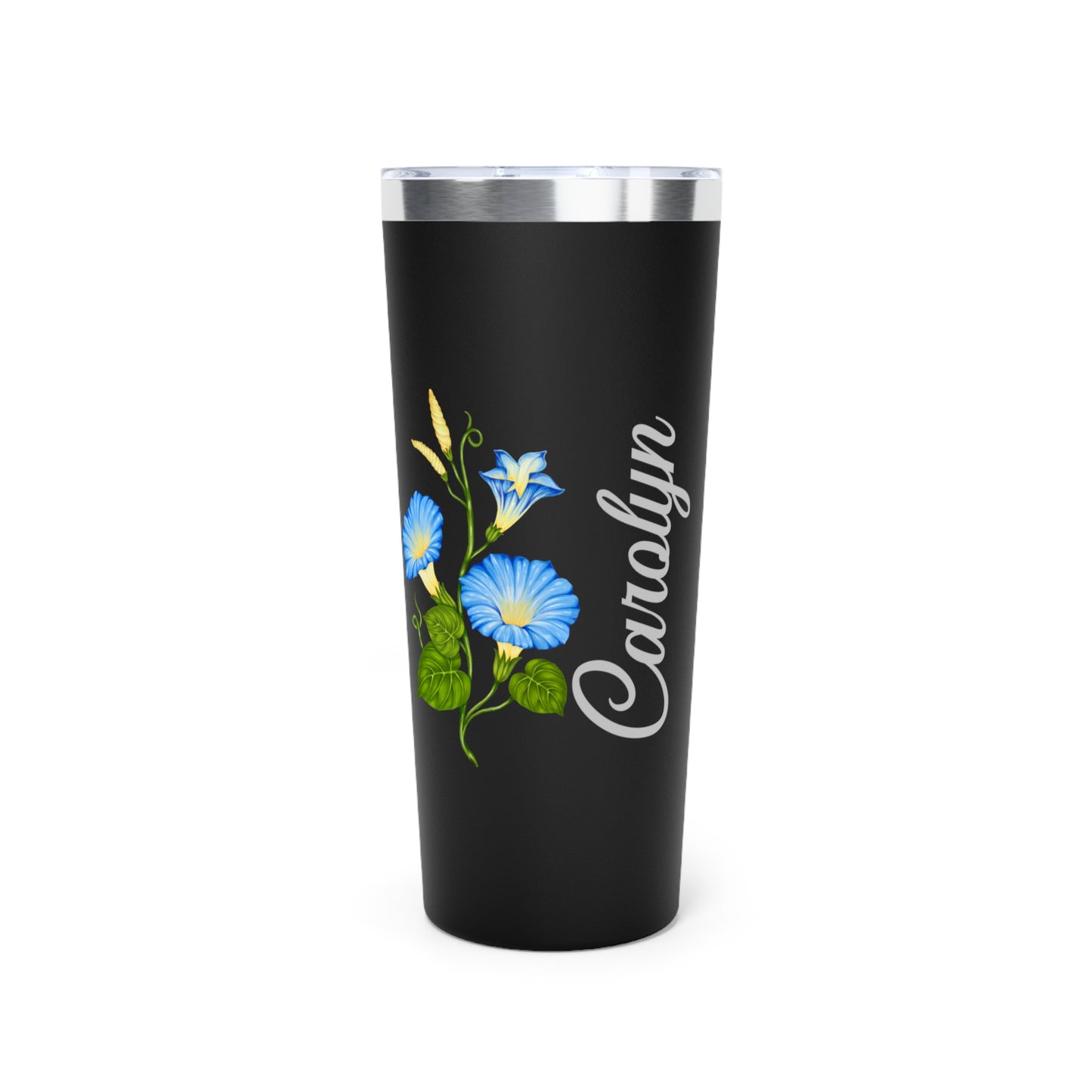 September Personalized Birth Flower 22 oz Tumbler, Personalized Birth Flower Coffee Cup With Name, Gifts for Her, Bridesmaid Proposal, Party Favor