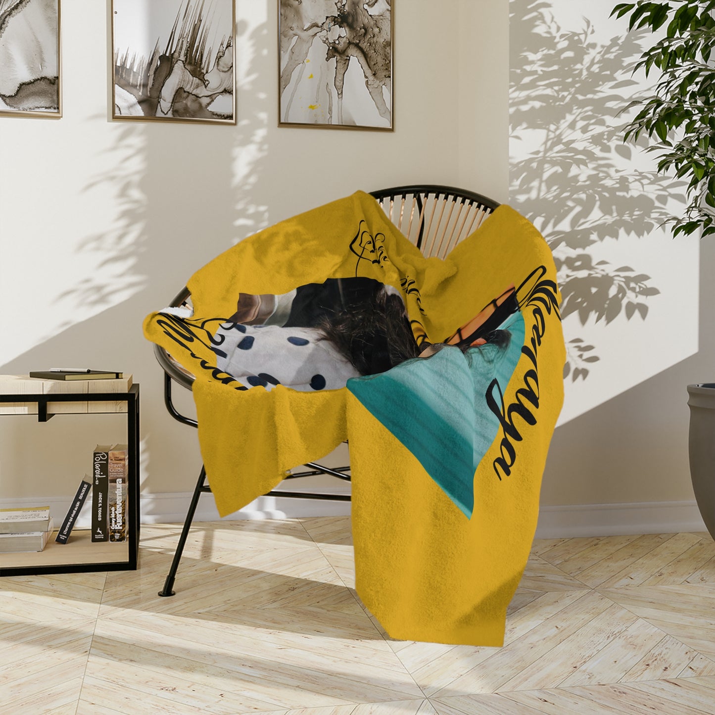 Personalized Velveteen Microfiber Blanket with Name - Cozy Custom Blanket for Kids