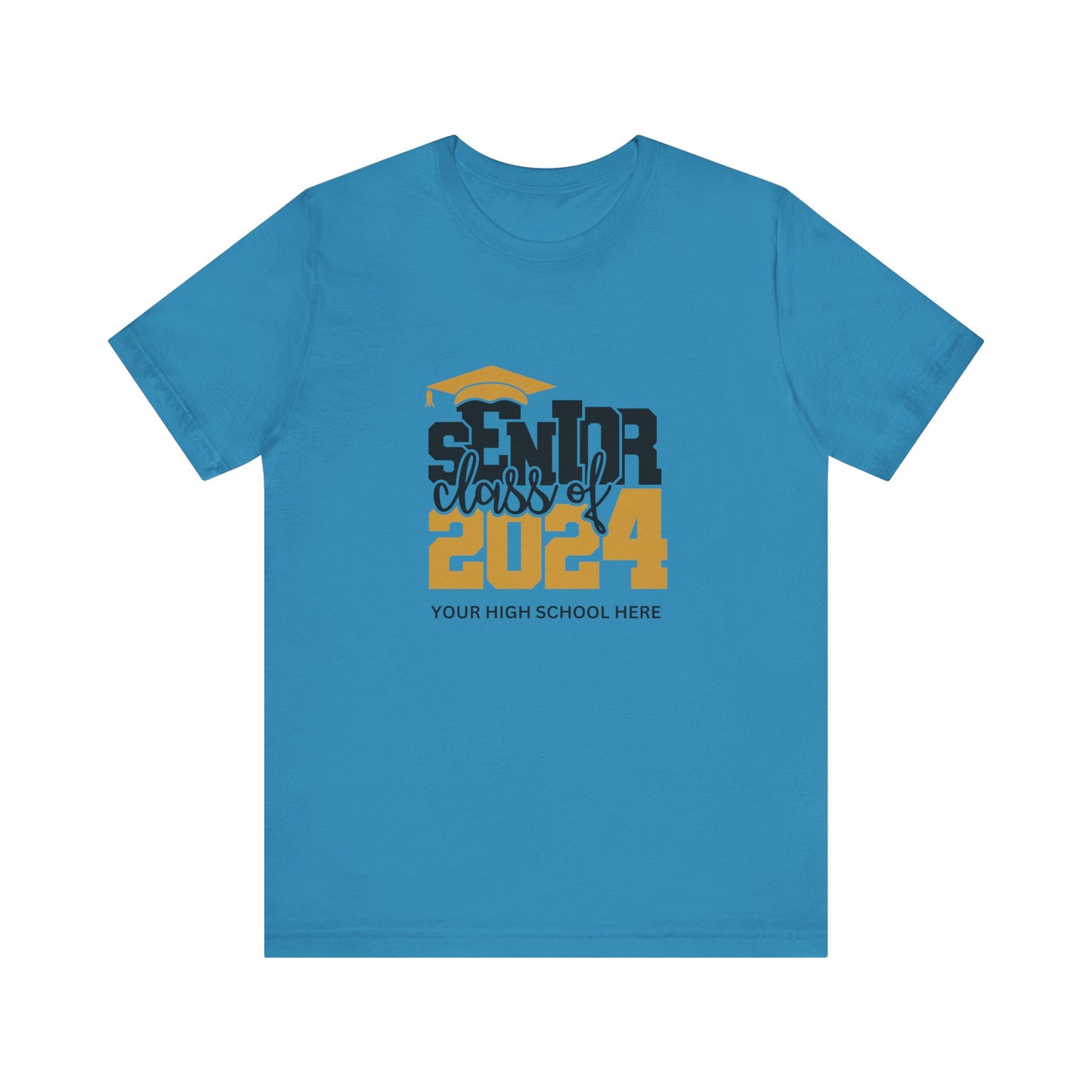 Senior 2024 Shirt, Graduation 2024 Shirt, Senior Gift Graduation, Graduation Back and Front Shirt, School Shirt, Back To School Gift