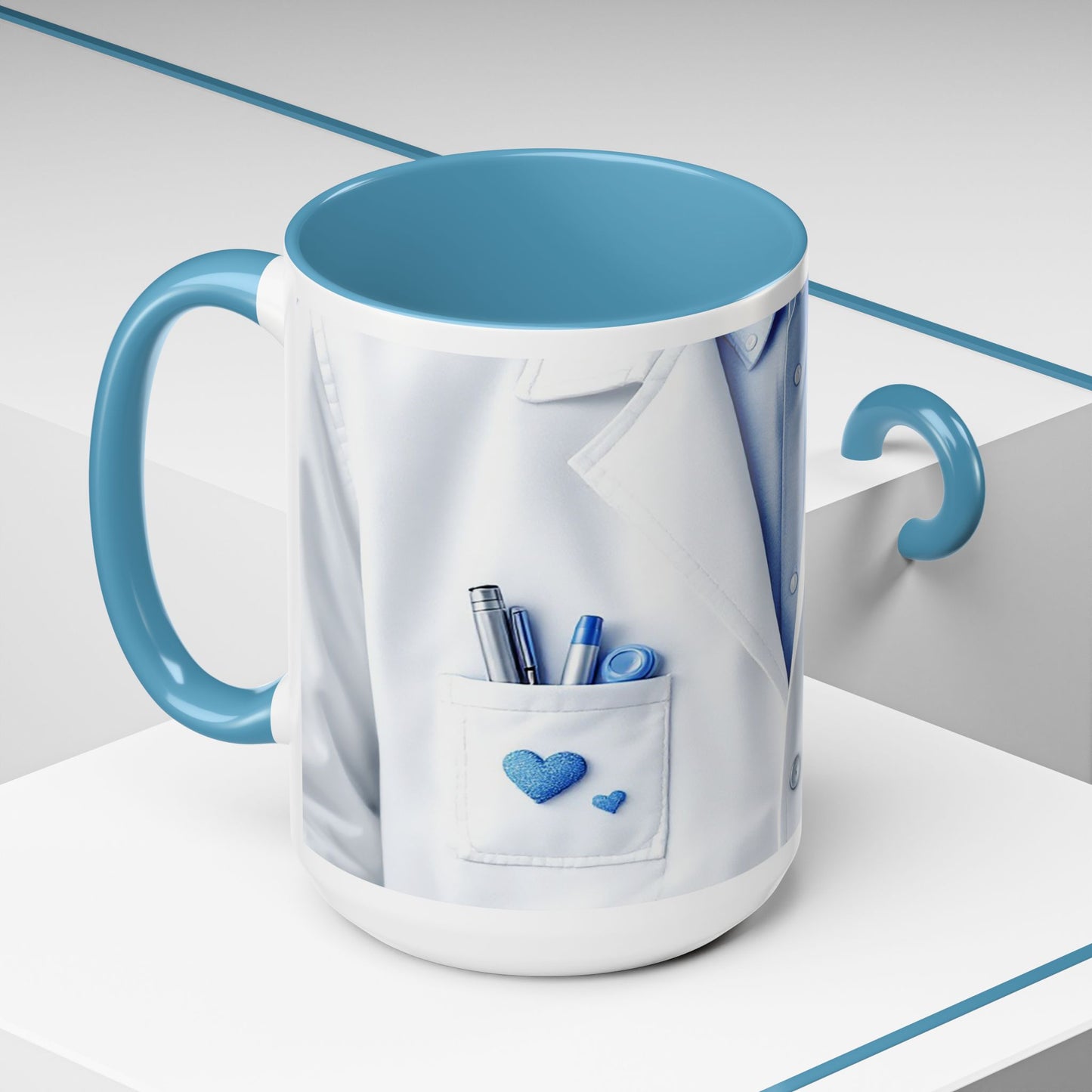 Medical Doctor Accent Coffee Mug | Father's Day Gift, Dad Mug, Coffee Lover Gift, Family Appreciation, Unique Drinking Cup