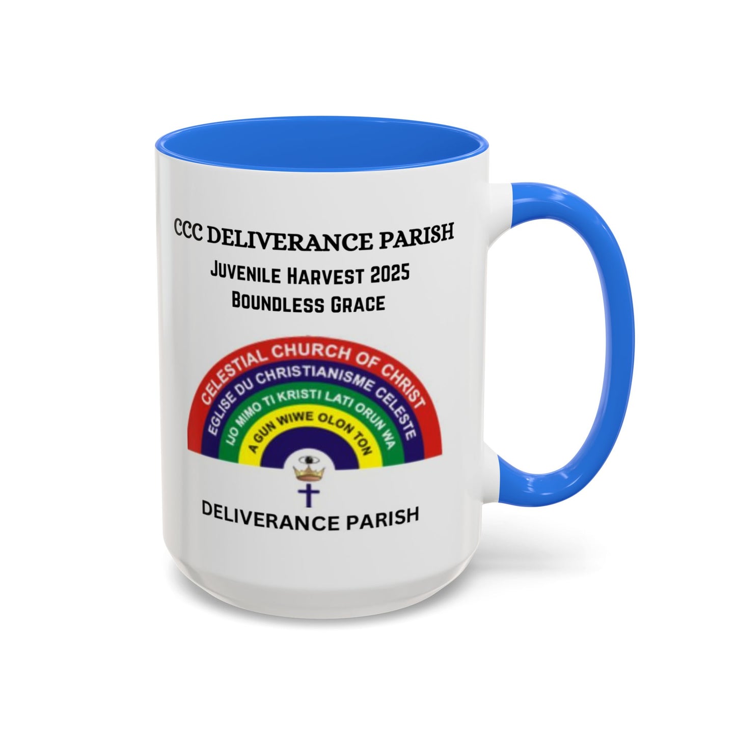15 oz Inspirational Colorful Mug - CCC Deliverance Parish - Juvenile Harvest 2025