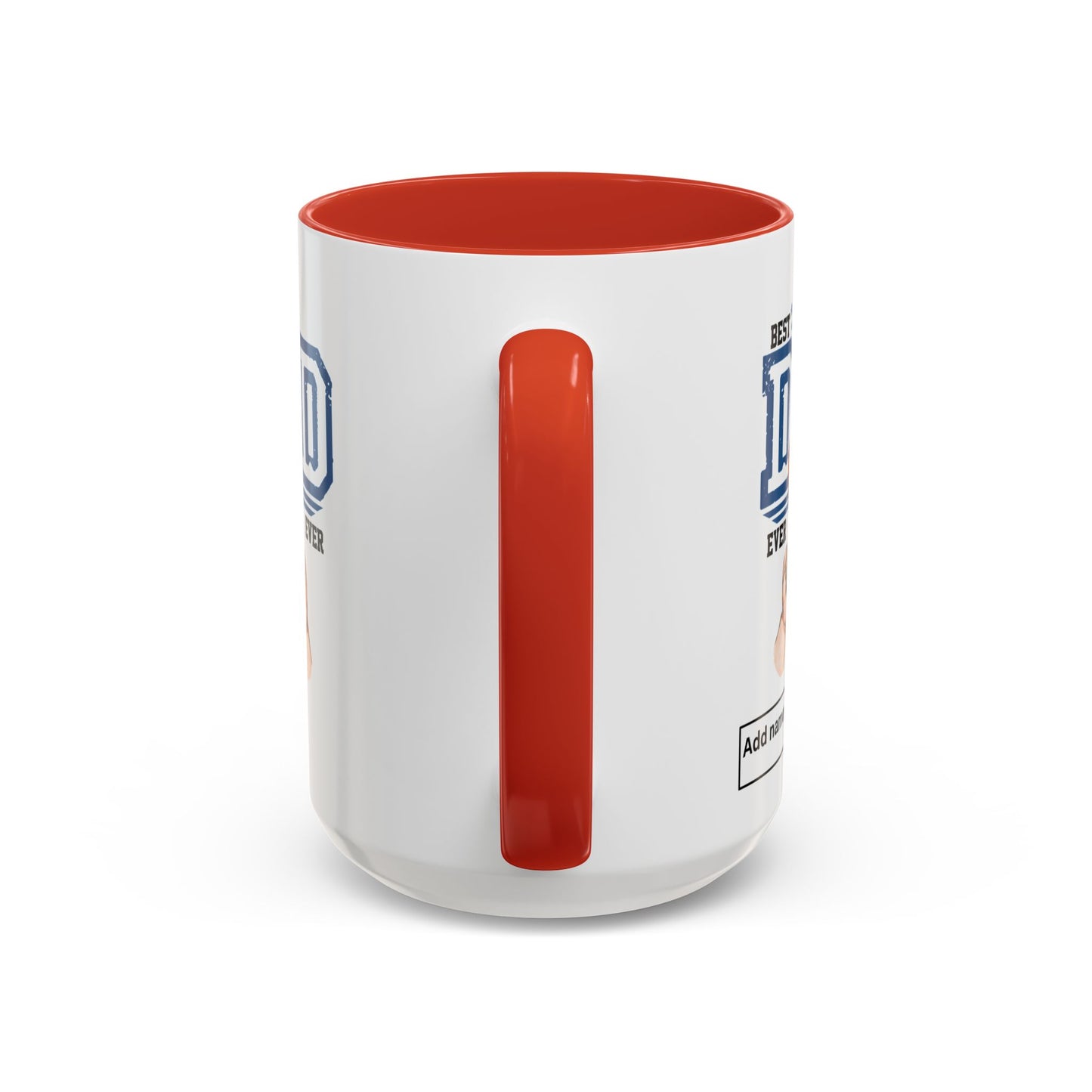 Best Dad Ever 3-kids Accent Coffee Mug | Father's Day Gift, Dad Mug, Coffee Lover Gift, Family Appreciation, Unique Drinking Cup