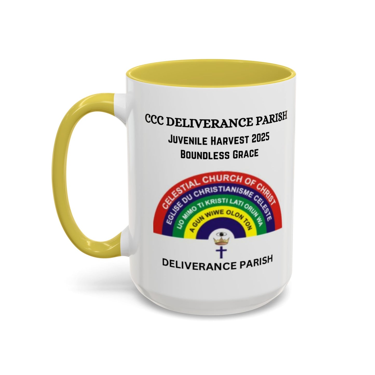 15 oz Inspirational Colorful Mug - CCC Deliverance Parish - Juvenile Harvest 2025