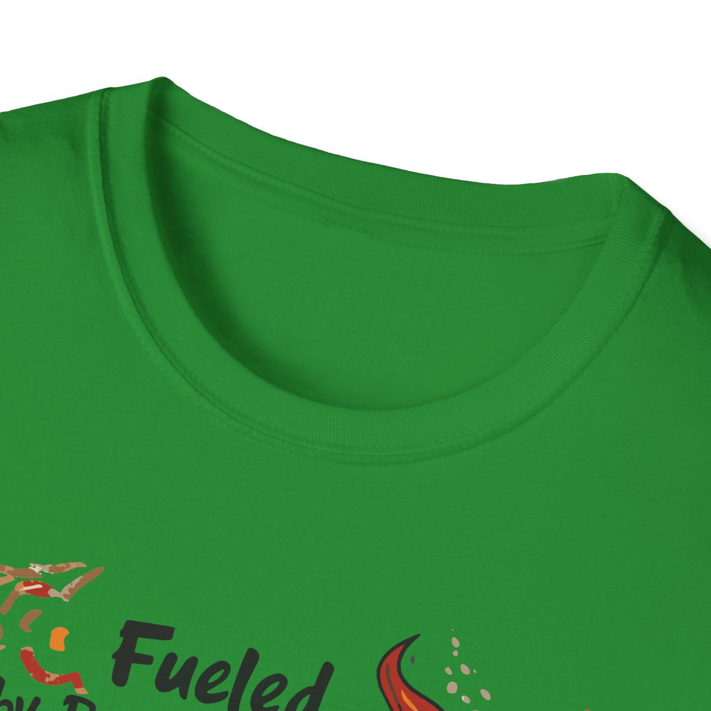 Fueled by Beans, Powered by Flames T-Shirt | Father's Day Gift | Unisex Tee for Dads | Comfortable Casual Wear | Gift for Dad | Fire Theme