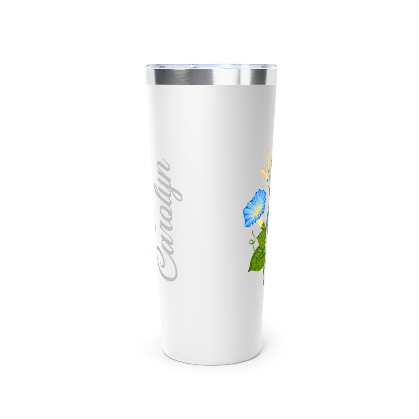 September Personalized Birth Flower 22 oz Tumbler, Personalized Birth Flower Coffee Cup With Name, Gifts for Her, Bridesmaid Proposal, Party Favor