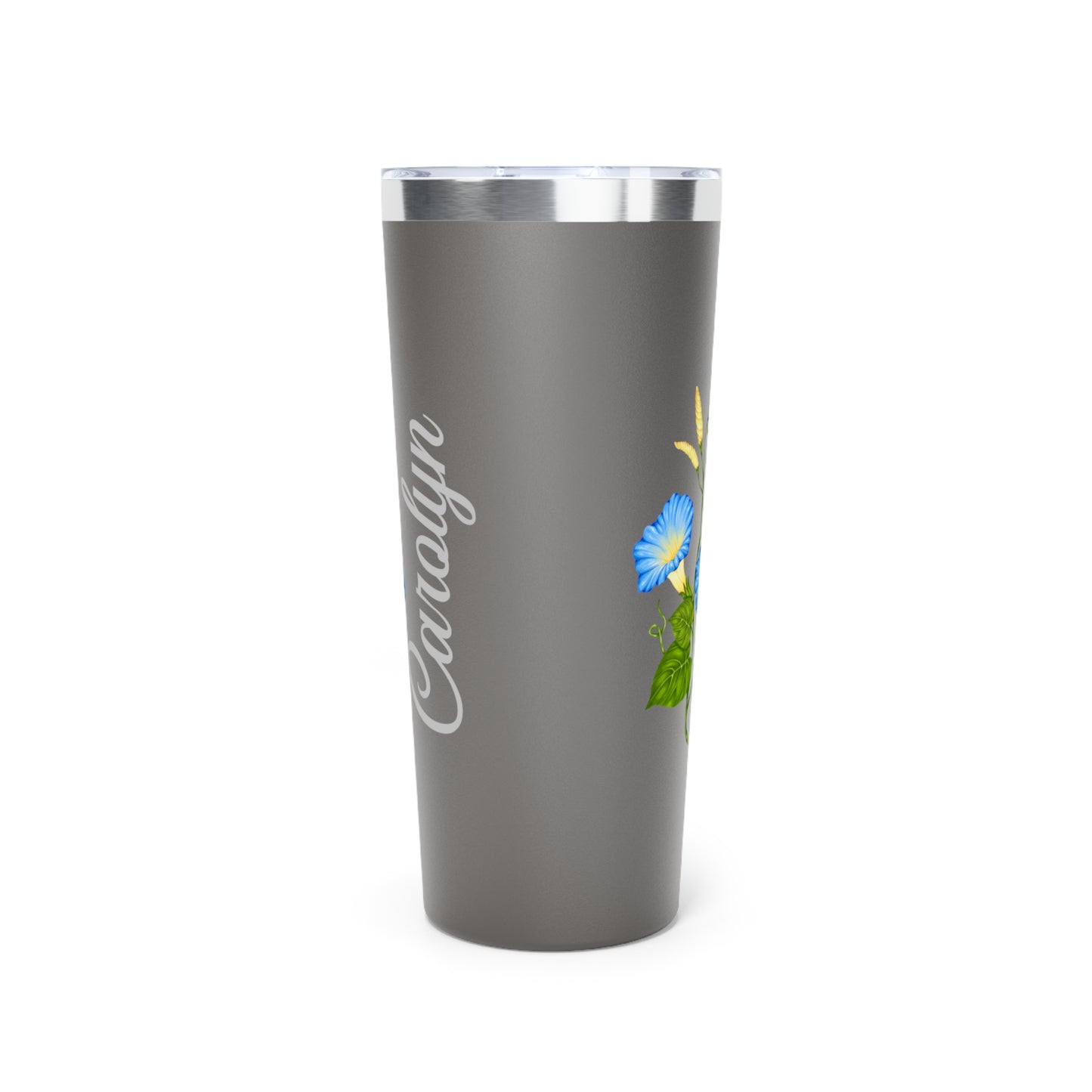 September Personalized Birth Flower 22 oz Tumbler, Personalized Birth Flower Coffee Cup With Name, Gifts for Her, Bridesmaid Proposal, Party Favor