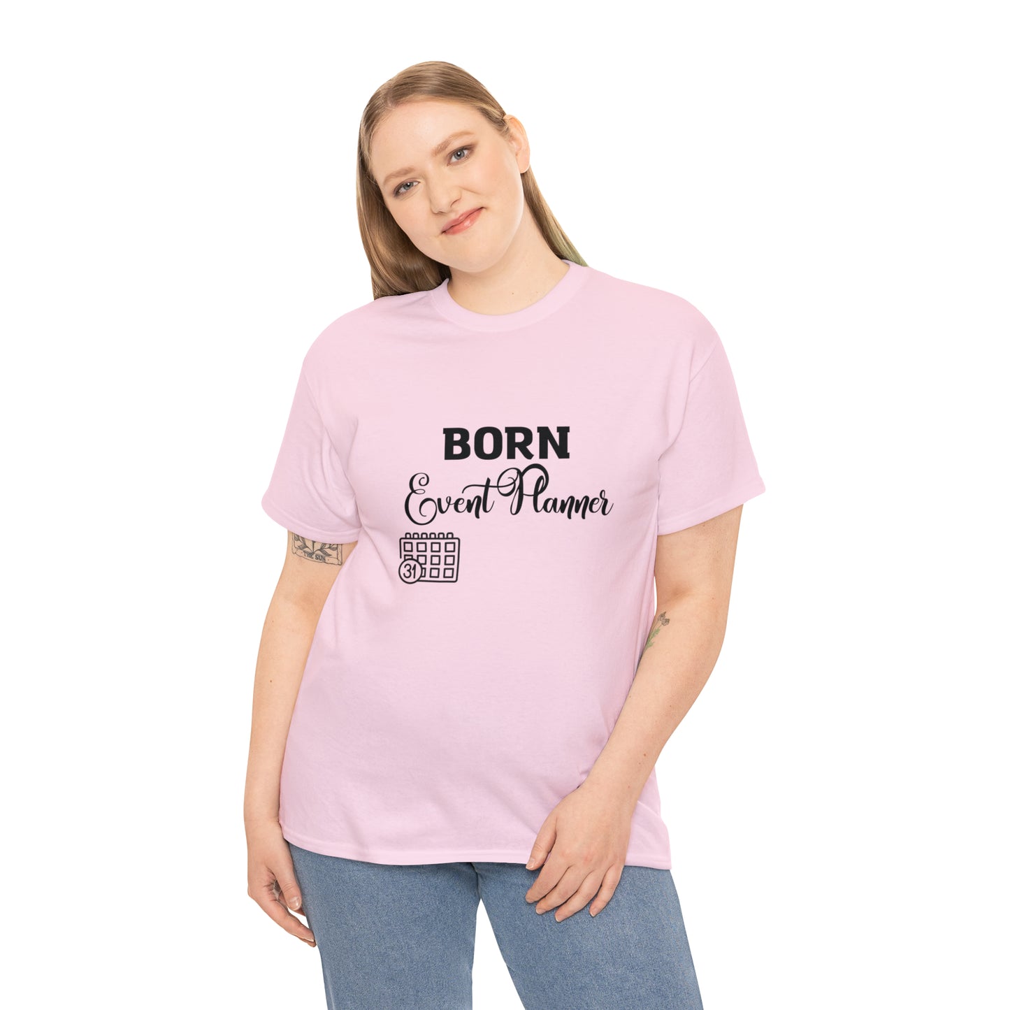 Born Event Planner Unisex Heavy Cotton Tee