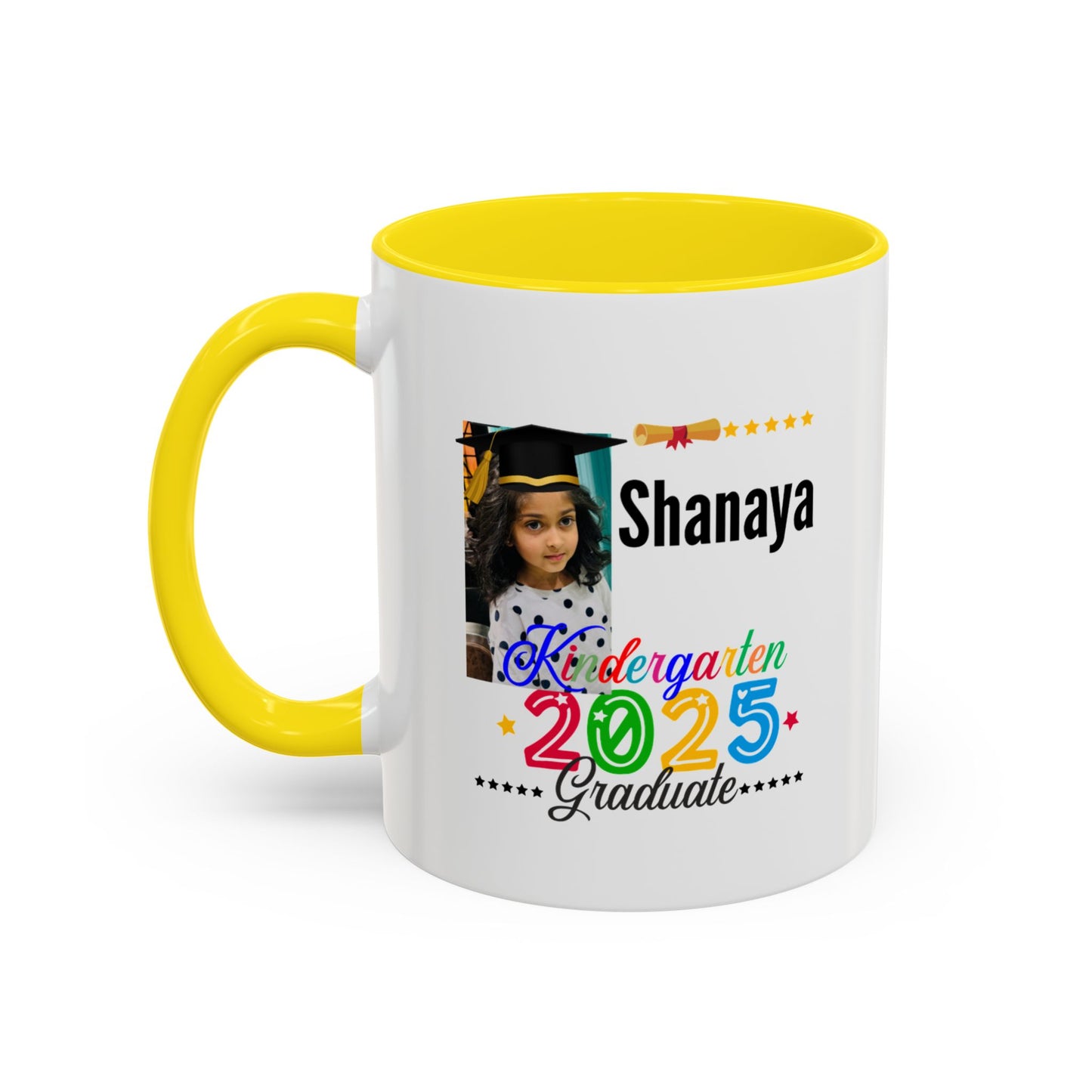 11 oz Personalized Kindergarten Graduate Coffee Mug - Celebrate 2025 with Custom Name!