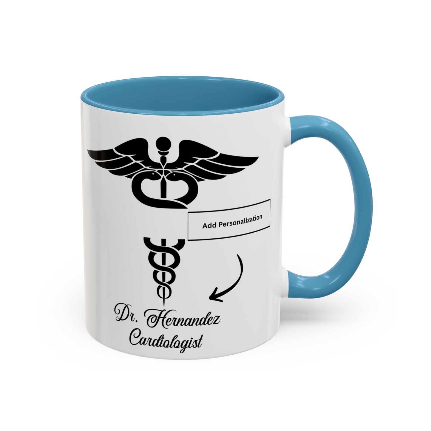 Medical MD Accent Coffee Mug | Father's Day Gift, Dad Mug, Coffee Lover Gift, Family Appreciation, Unique Drinking Cup