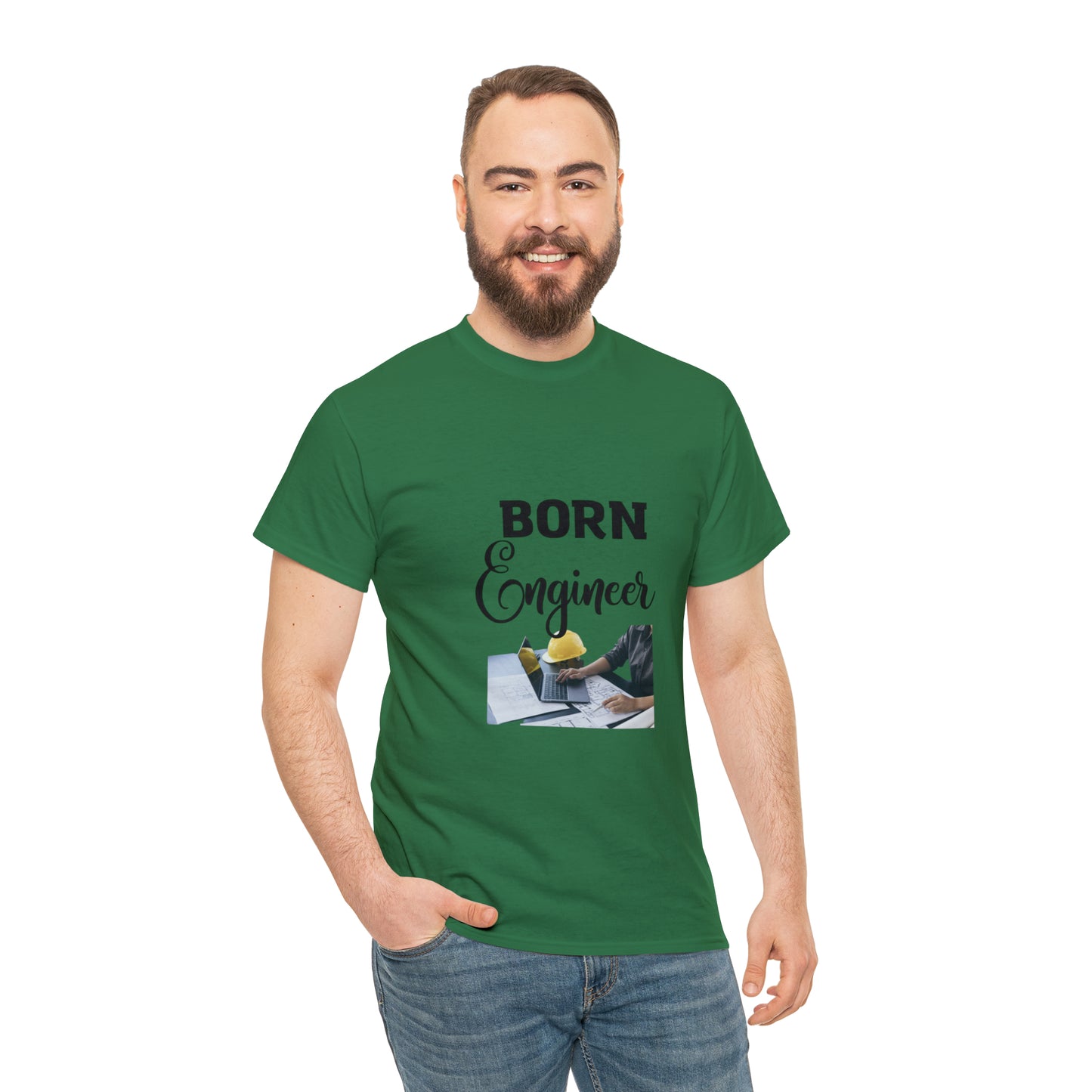 Born Engineer Unisex Heavy Cotton Tee