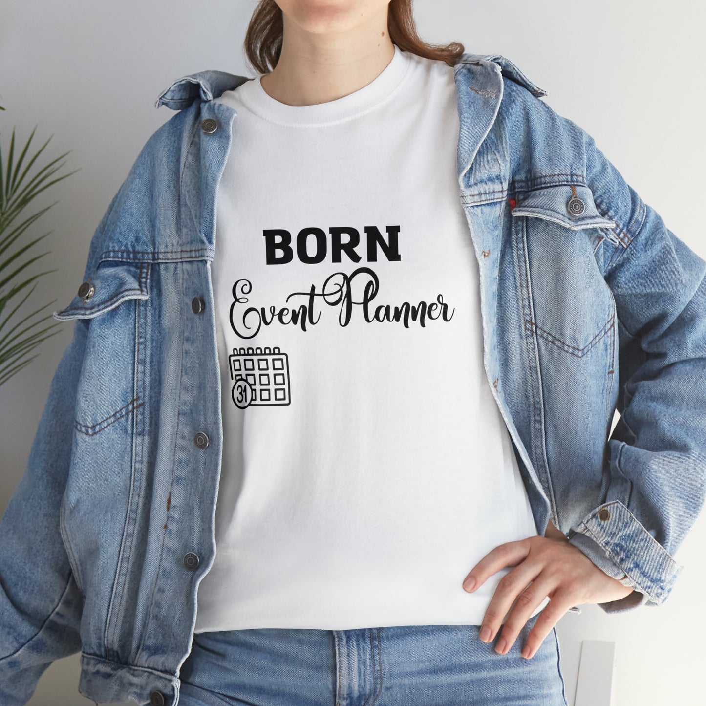 Born Event Planner Unisex Heavy Cotton Tee