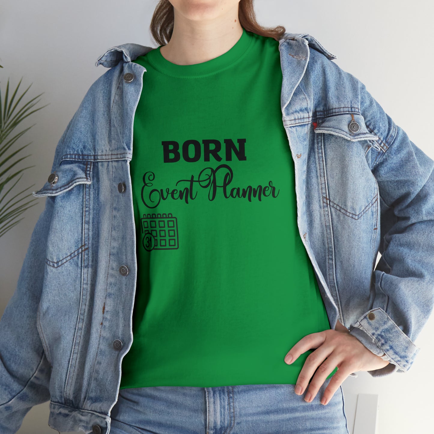 Born Event Planner Unisex Heavy Cotton Tee