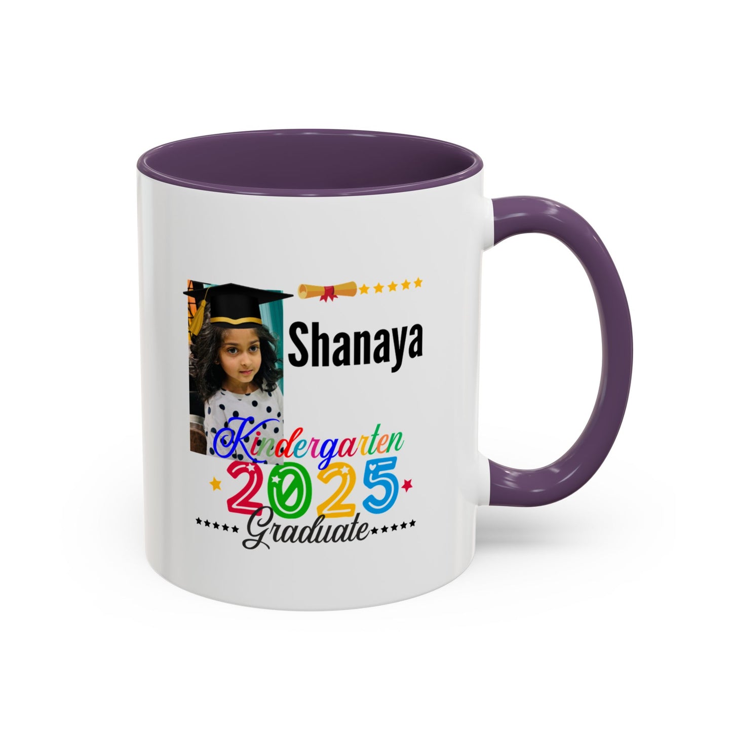 11 oz Personalized Kindergarten Graduate Coffee Mug - Celebrate 2025 with Custom Name!