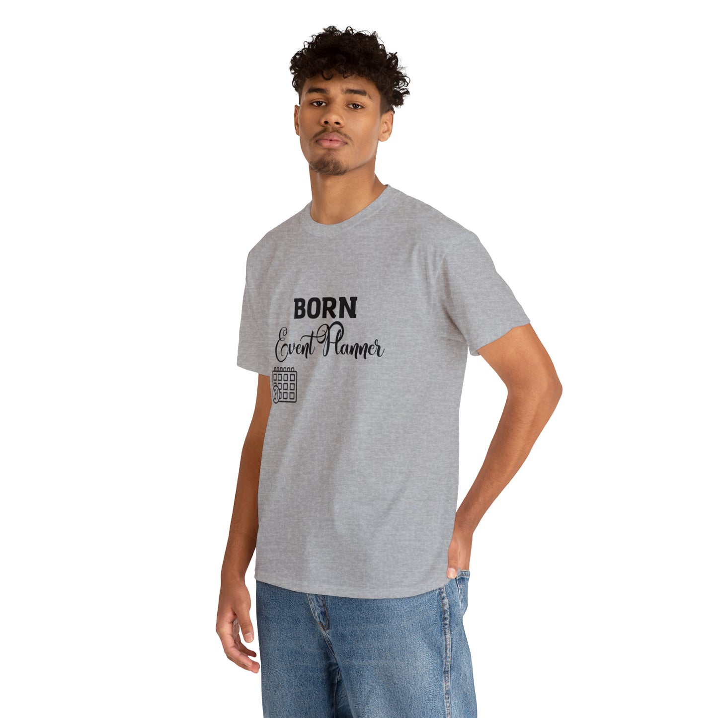 Born Event Planner Unisex Heavy Cotton Tee