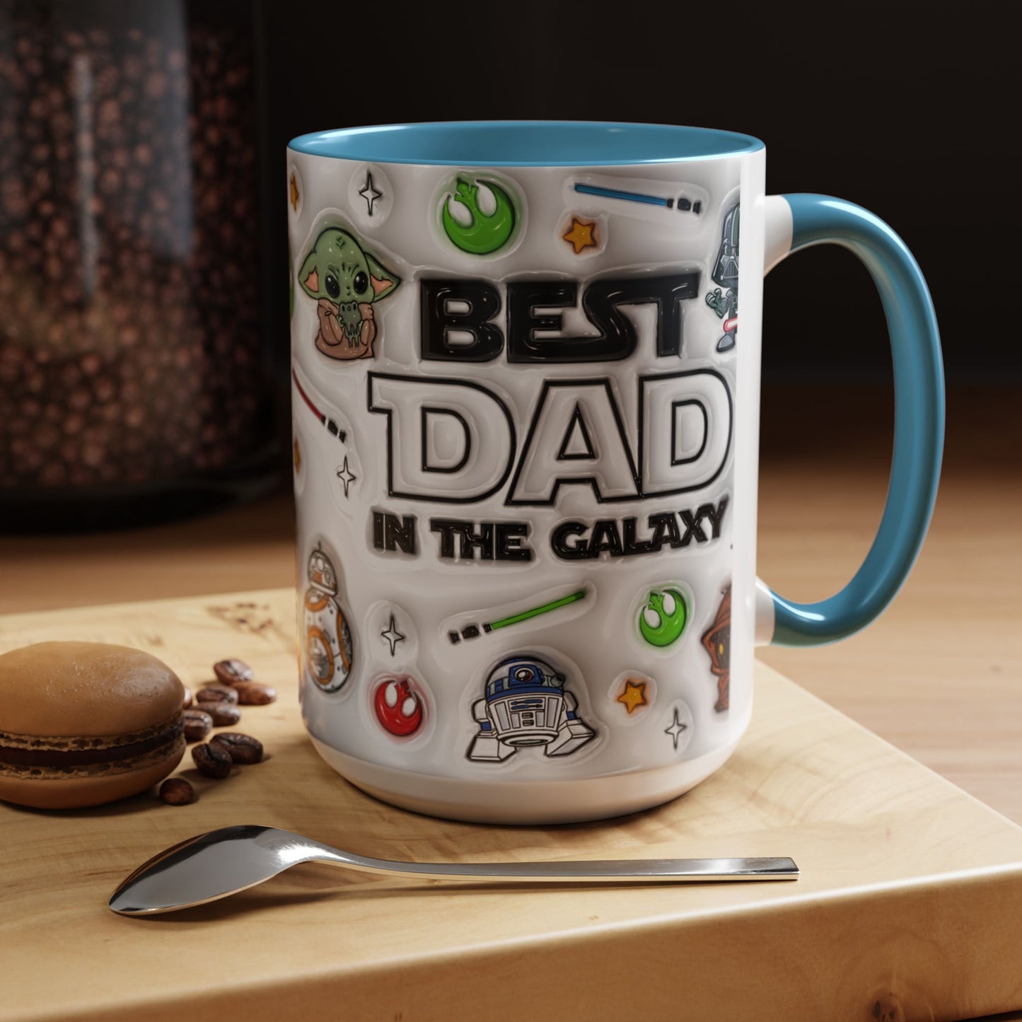 Best Dad in the Galaxy Coffee Mug | Father's Day Gift, Dad Mug, Coffee Lover Gift, Family Appreciation, Unique Drinking Cup