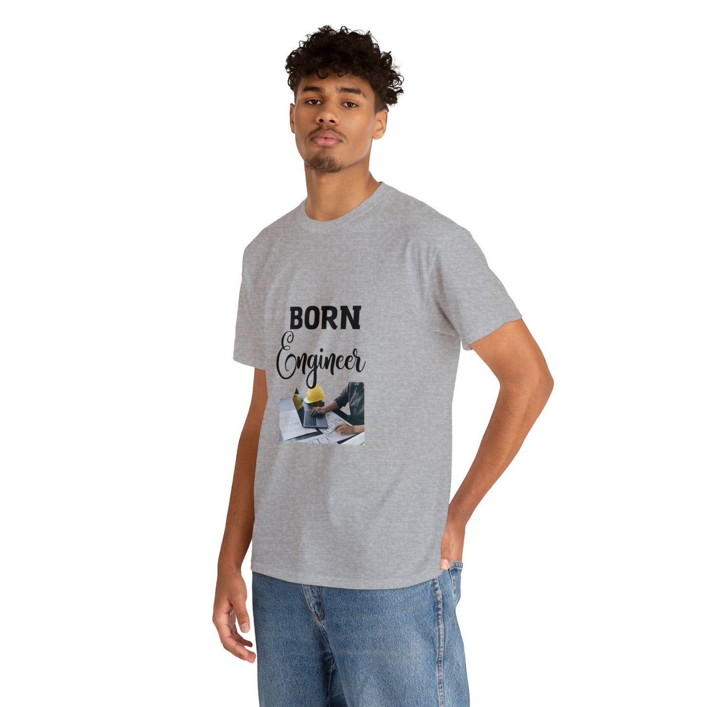 Born Engineer Unisex Heavy Cotton Tee