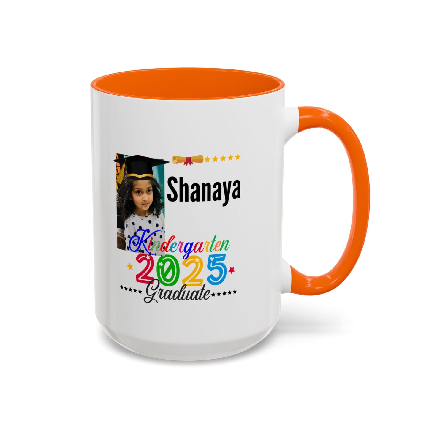 15 oz Personalized Kindergarten Graduate Coffee Mug - Celebrate 2025 with Custom Name!