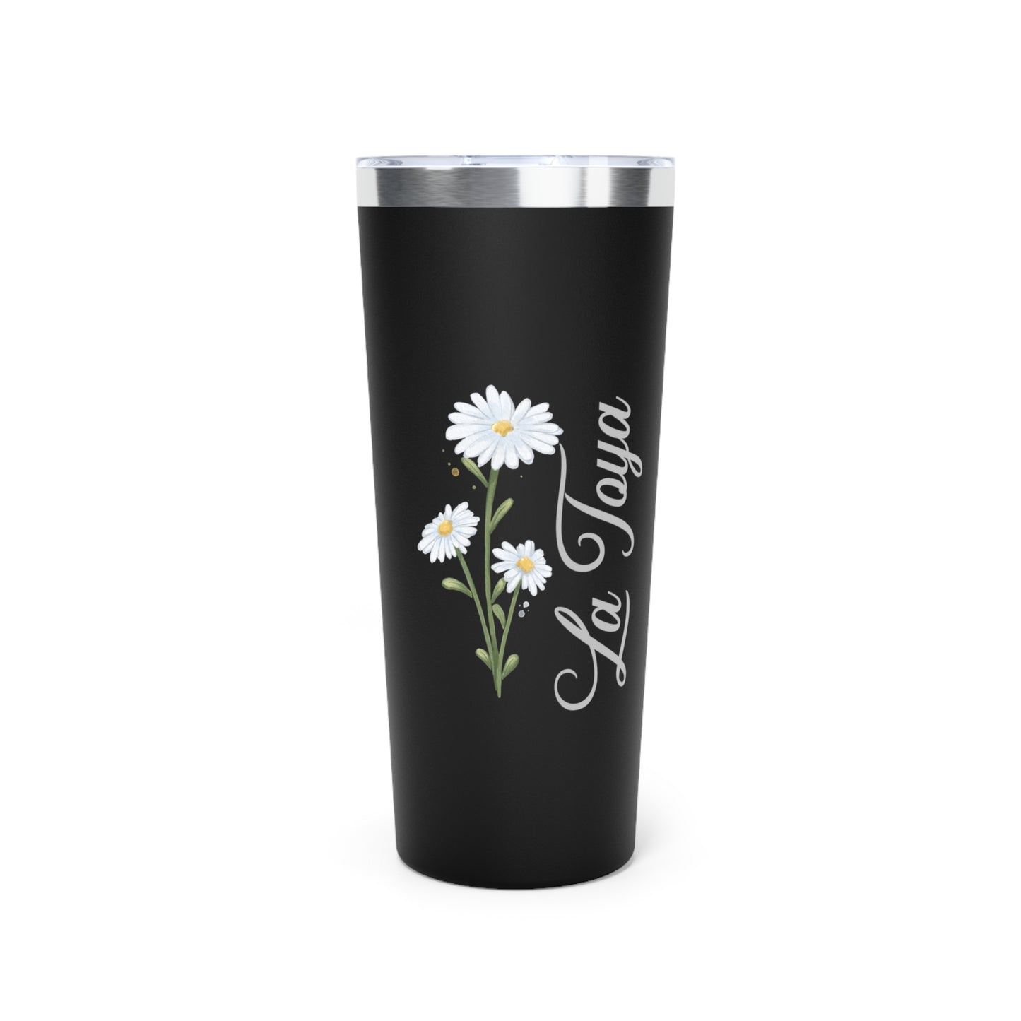 April Personalized Birth Flower 22 oz Tumbler, Personalized Birth Flower Coffee Cup With Name, Gifts for Her, Bridesmaid Proposal, Party Favor