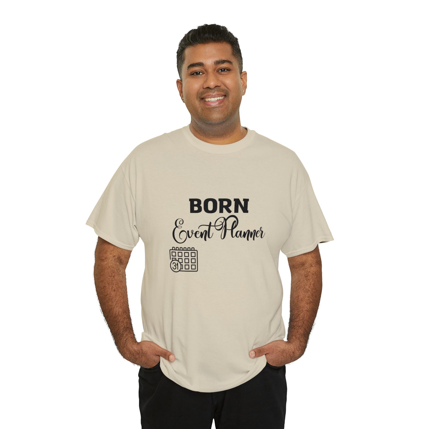 Born Event Planner Unisex Heavy Cotton Tee