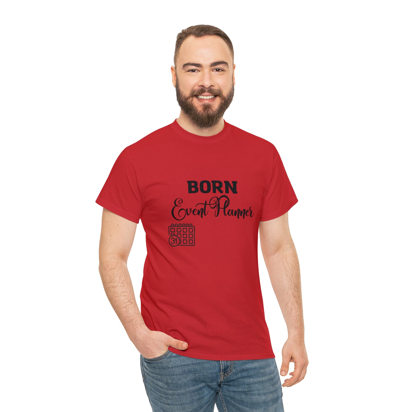 Born Event Planner Unisex Heavy Cotton Tee