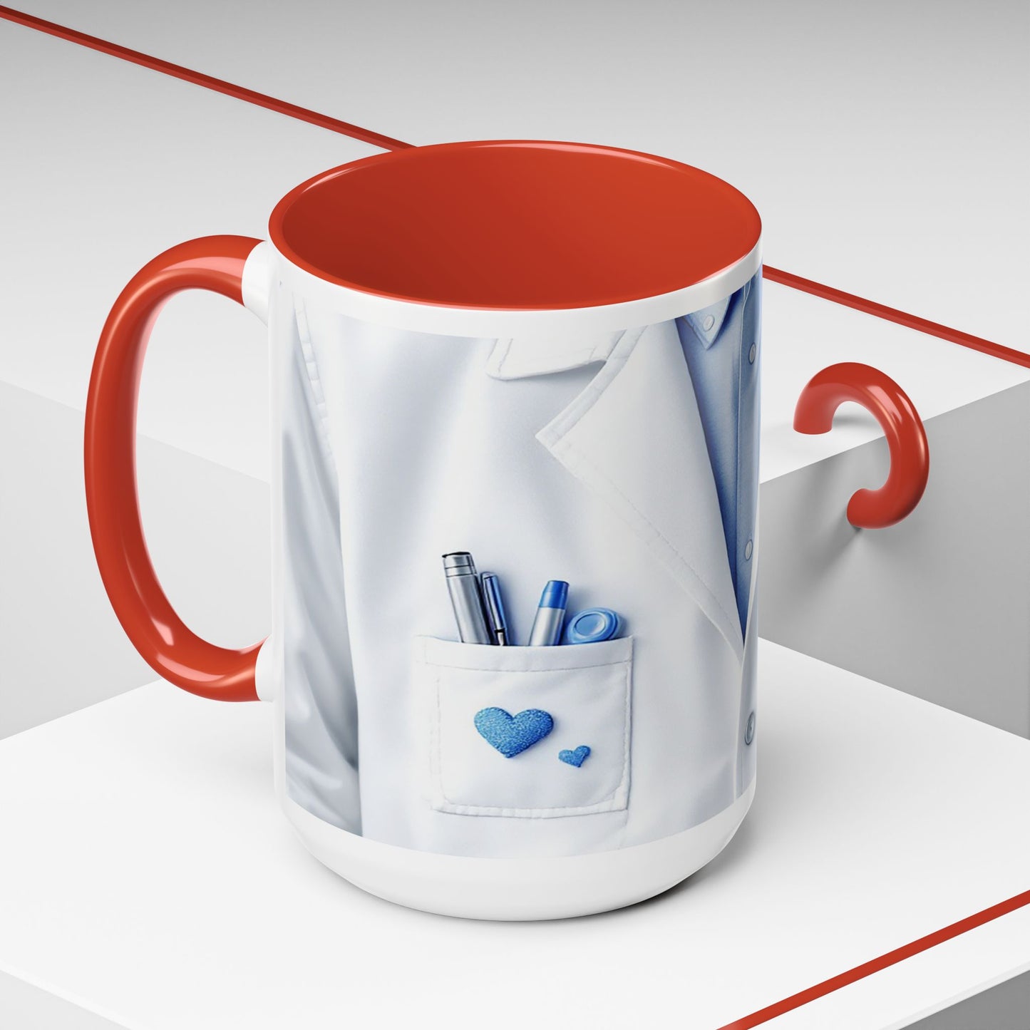 Medical Doctor Accent Coffee Mug | Father's Day Gift, Dad Mug, Coffee Lover Gift, Family Appreciation, Unique Drinking Cup