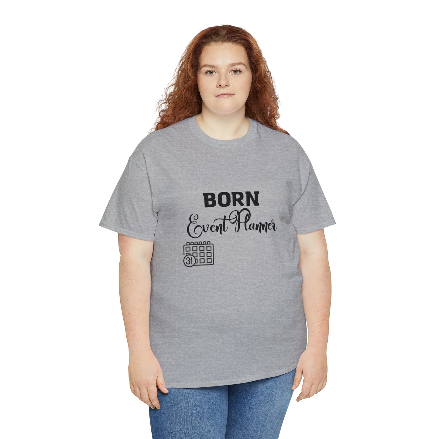 Born Event Planner Unisex Heavy Cotton Tee