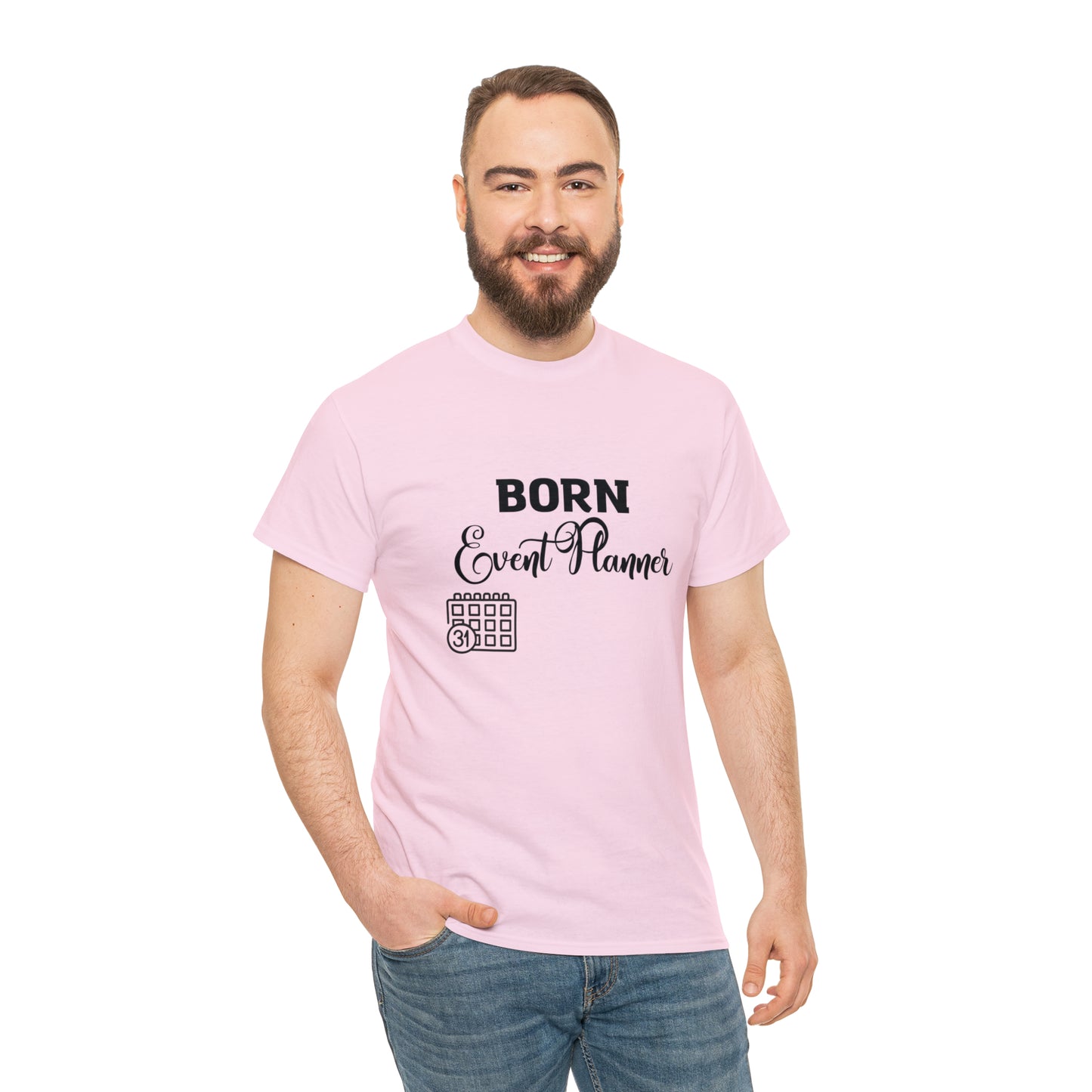 Born Event Planner Unisex Heavy Cotton Tee