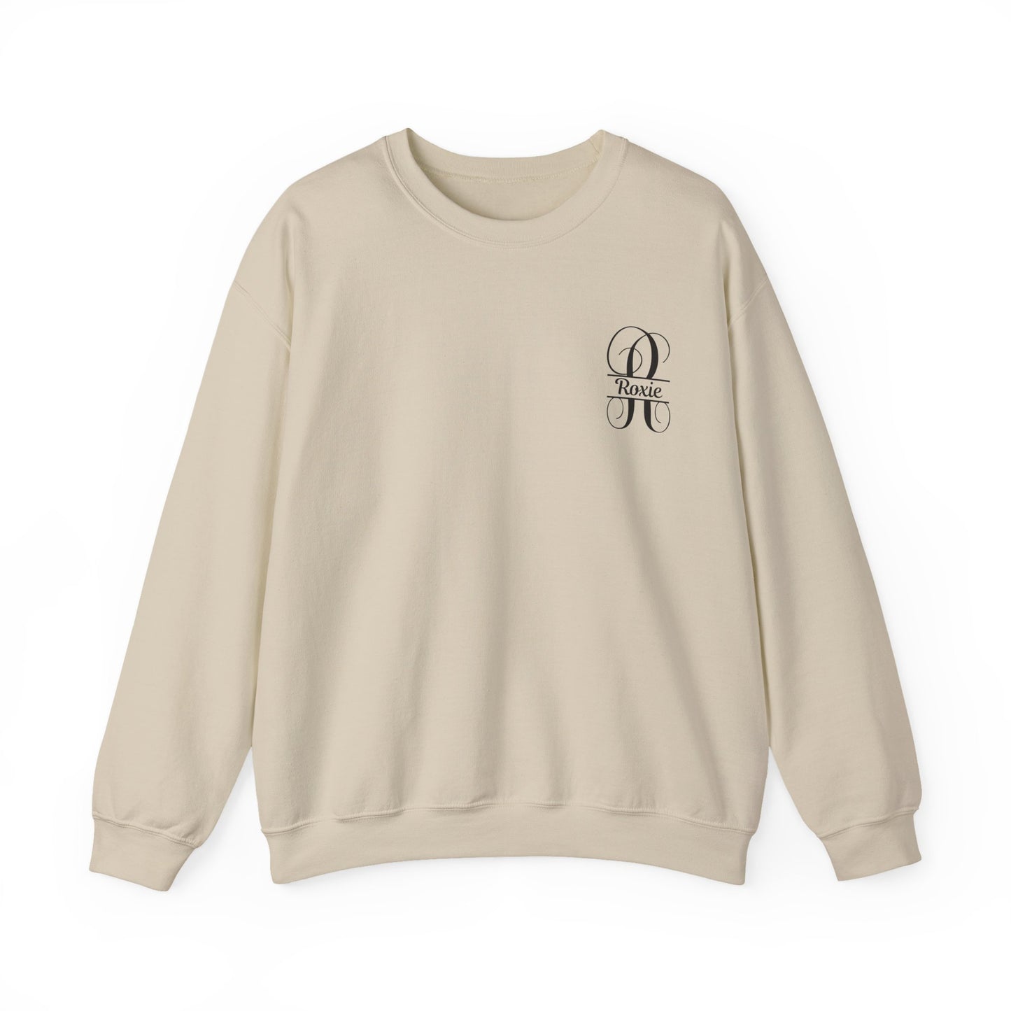Personalized unisex sweatshirt, Crewneck, Gift for Her, Gift for Him, Fancy Monogram Sweatshirt, Adult Crewneck Sweatshirt