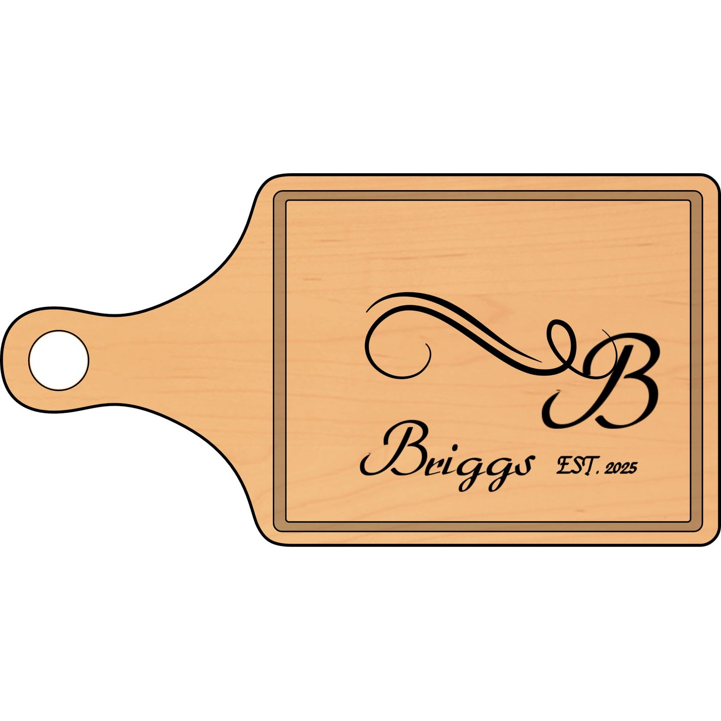 Personalized Wooden Cutting Board, Custom Engraved Kitchen, Gift for Home Chef, Wedding Gift, Kitchen Decor, Family Established Board