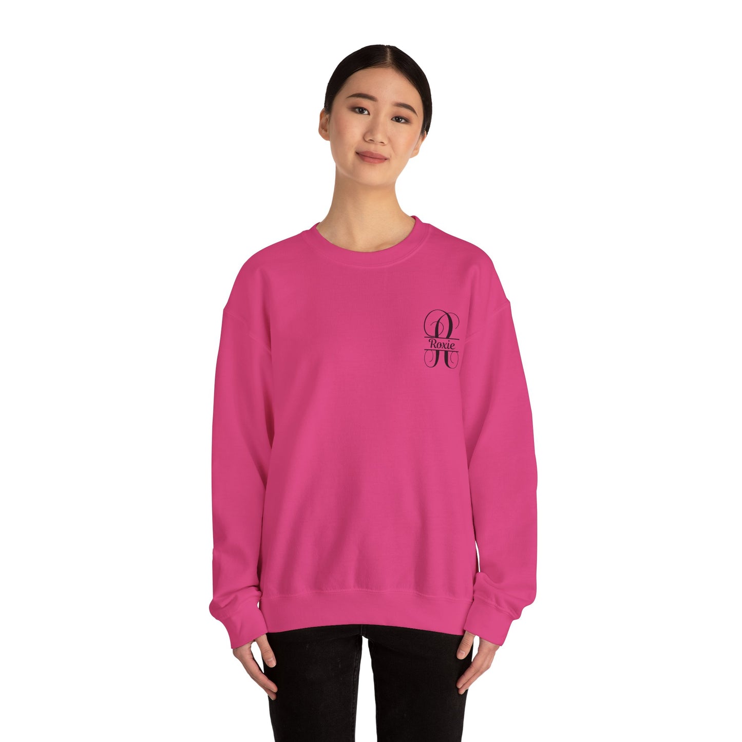 Personalized unisex sweatshirt, Crewneck, Gift for Her, Gift for Him, Fancy Monogram Sweatshirt, Adult Crewneck Sweatshirt