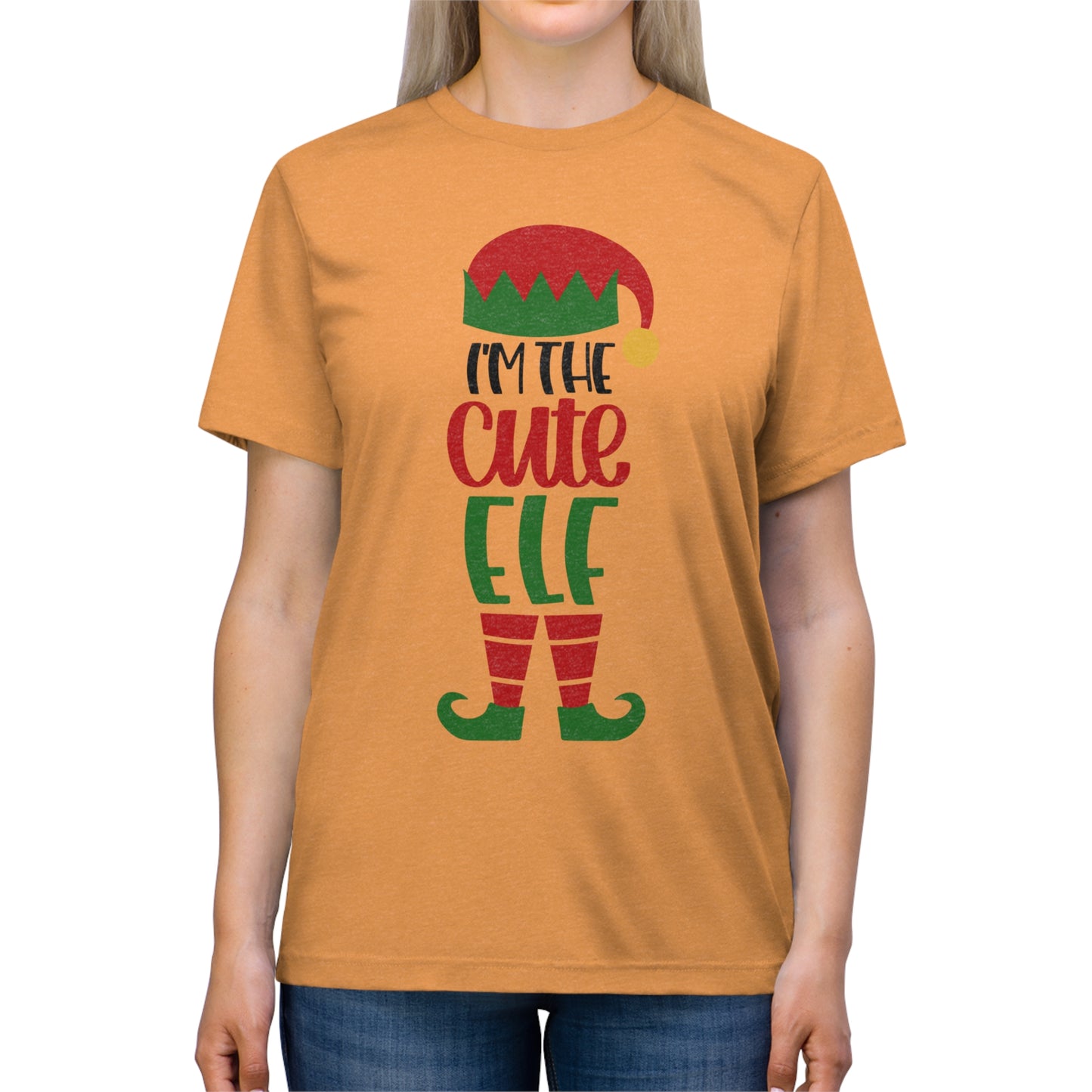 I'm the Cute Elf Unisex Triblend Tee
